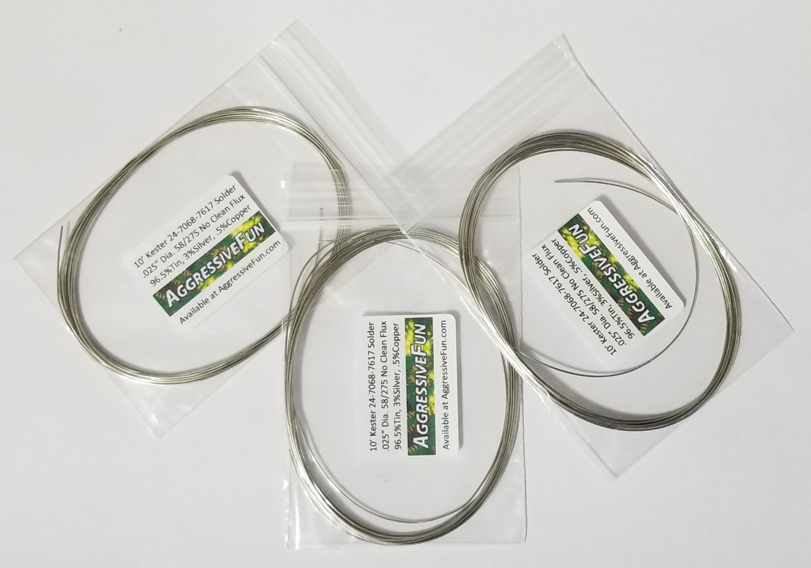Silver 3% SAC305 Kester Solder .025\