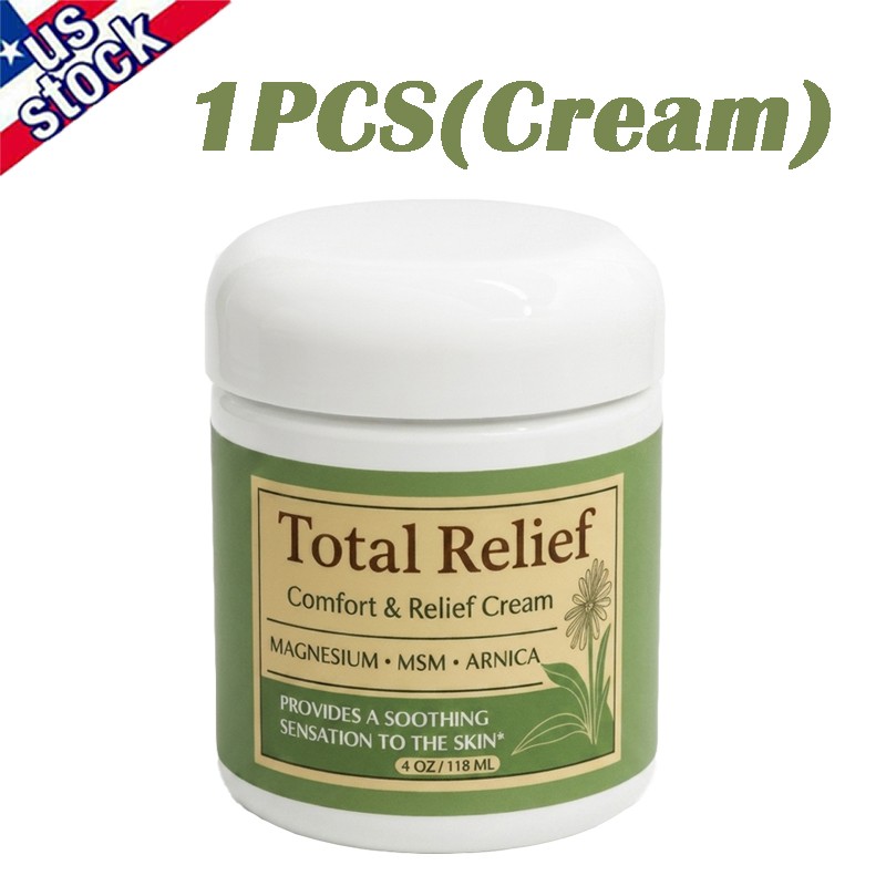 5x total Relief Magnesium Cream, Nerve Relief Magnesium Soothing Cream 118 ML