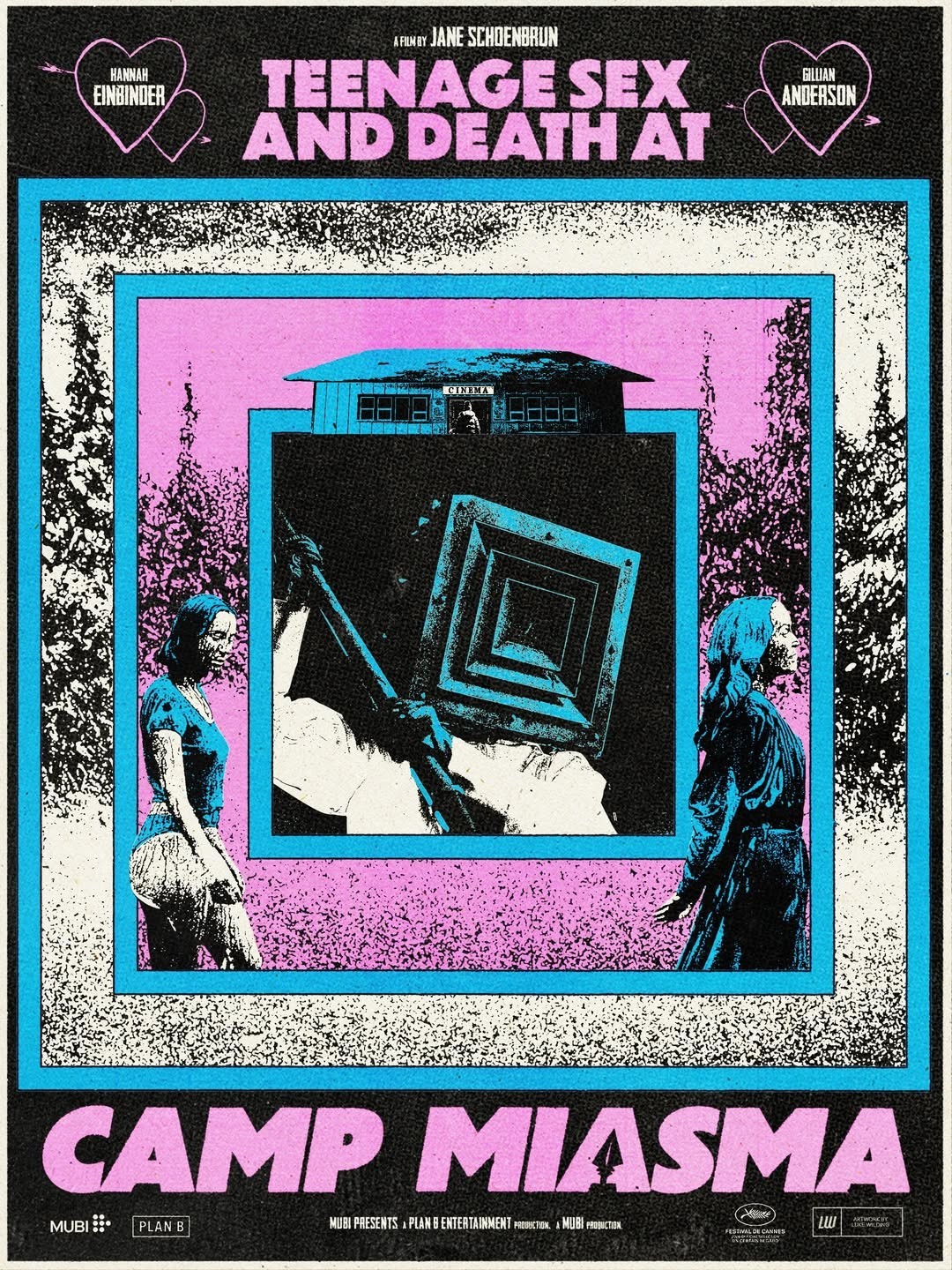 MUBI Camp Miasma - Official Poster 1 - Schoenbrun - Hannah Einbinder, Poster