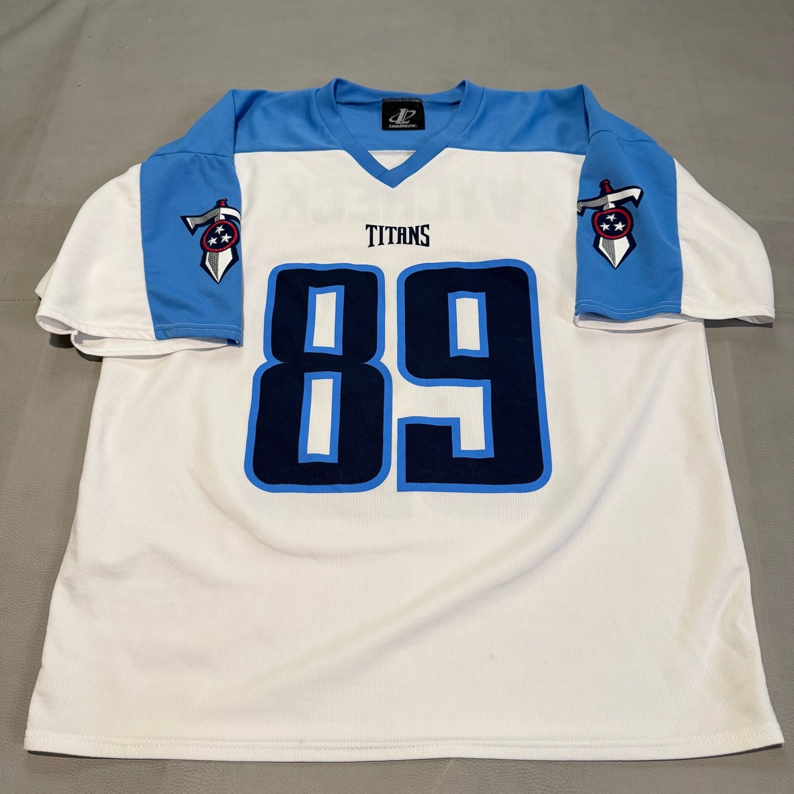 VTG Logo Athletic Tennessee Titan Frank Wycheck 89 Jersey Men XL White NFL-6443 VTG Logo Athletic Tennessee Titan Frank Wycheck 89 Jersey Men XL White NFL-6443