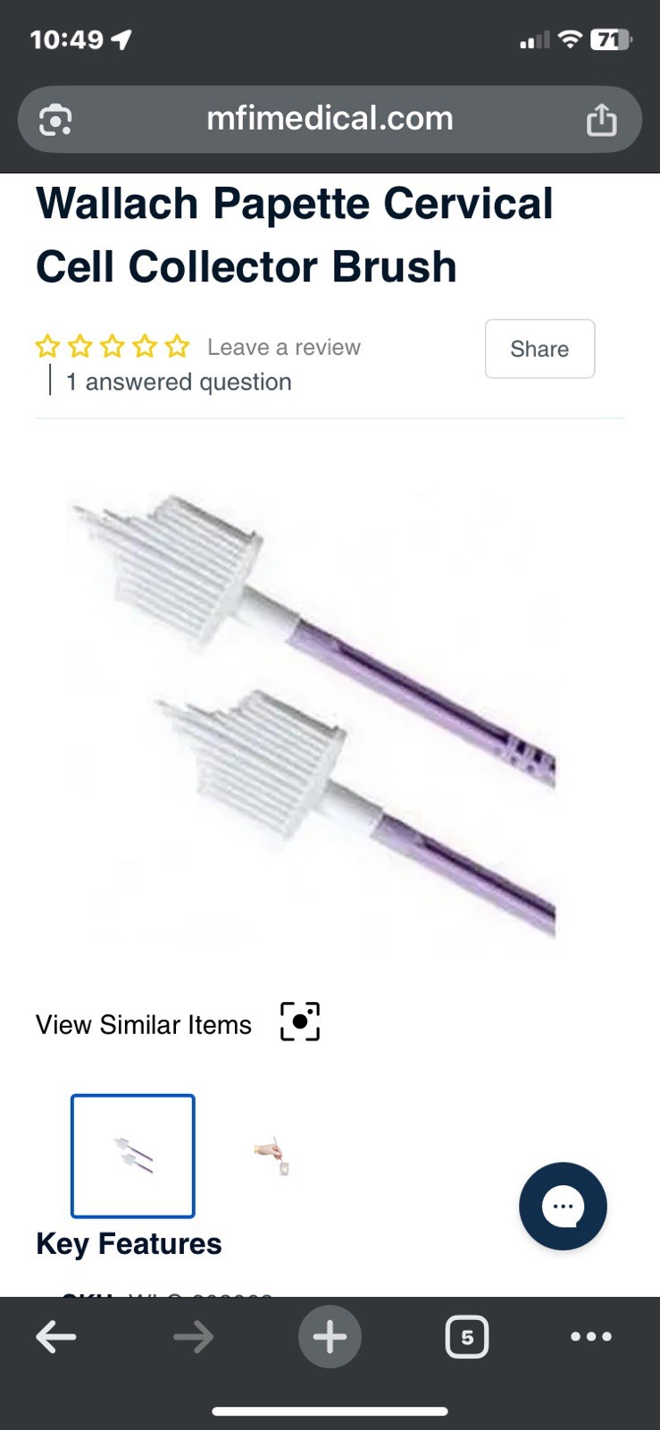 Wallach Papette Cell Collector Broom (Case of 500) Wallach Papette Cell Collector Broom (Case of 500)