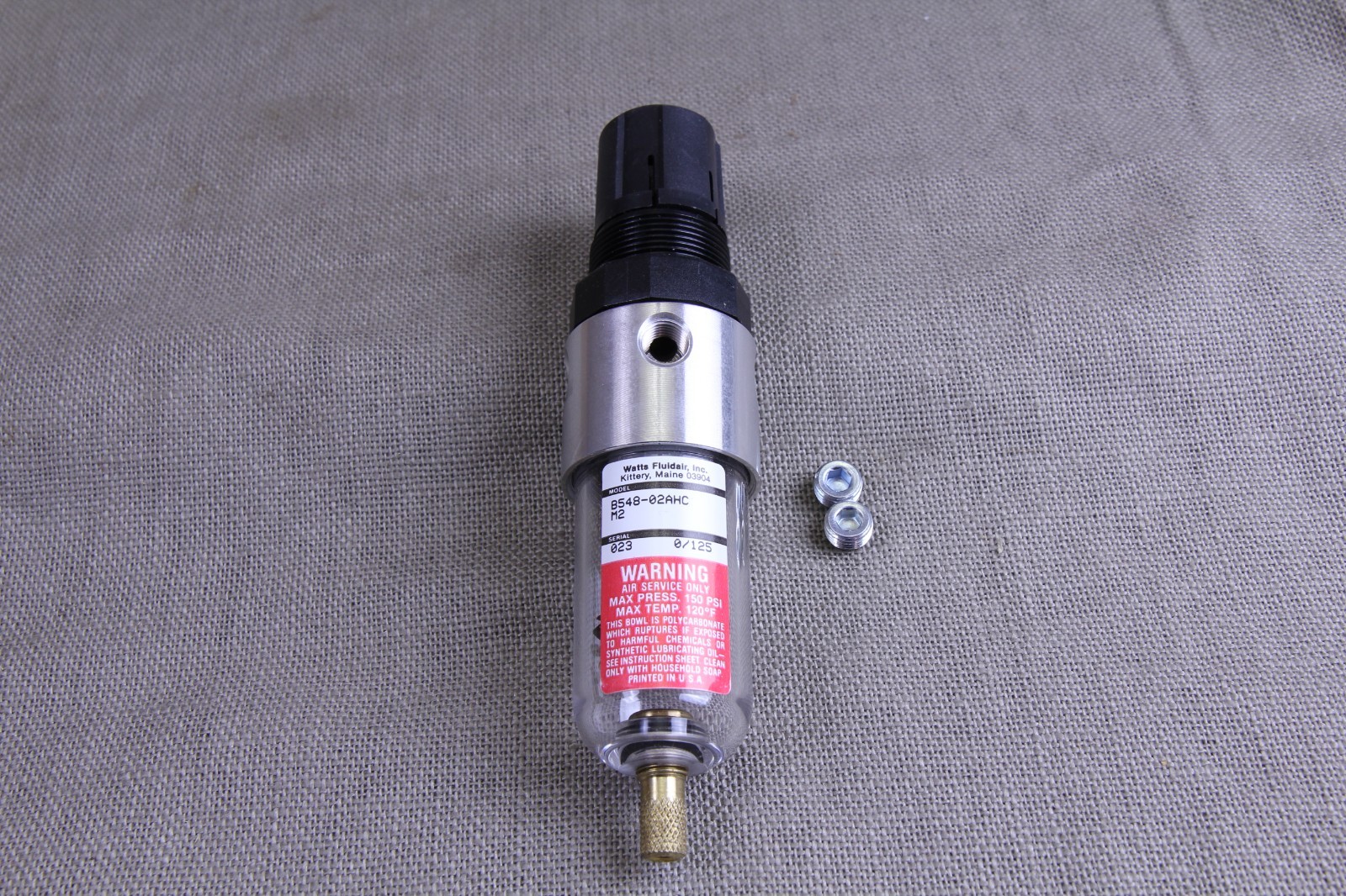 Parker-Watts B548-02AHC - M2 - 1/4 IN NPT Filter Regulator Parker-Watts B548-02AHC - M2 - 1/4 IN NPT Filter Regulator