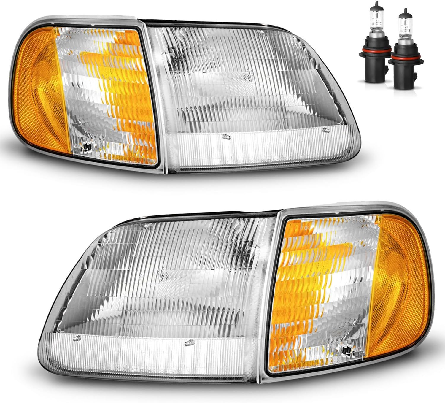 1997-2003 Ford F-150 F-250 Expedition Headlights Signal Marker Light Left Right