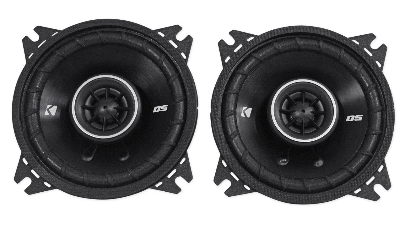 Kicker 43DSC404 DSC40 4” 2-Way Coaxial Car Speakers Pair 120W 4 Ohm New
