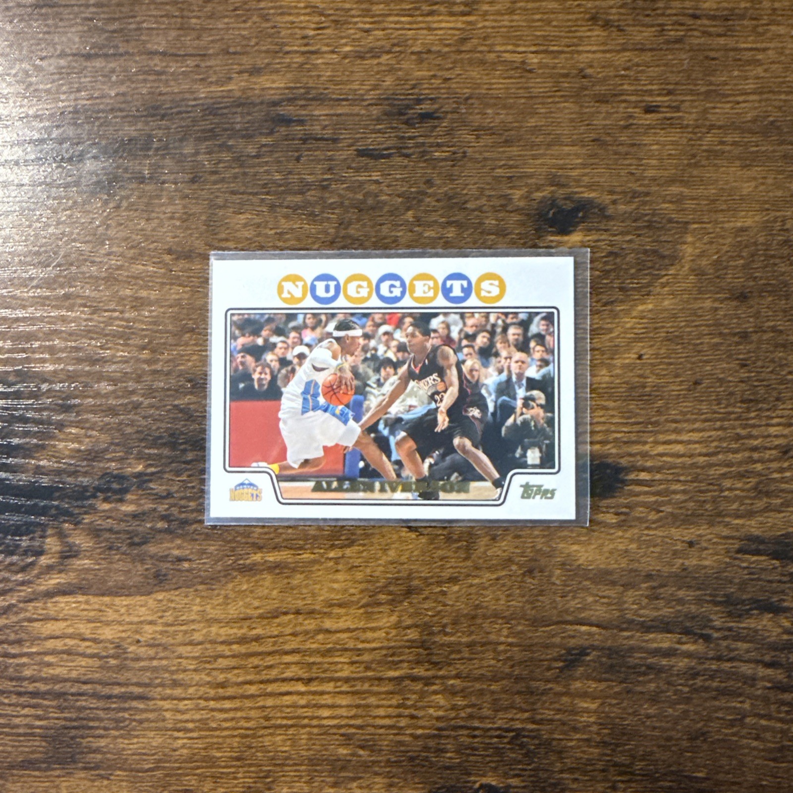 2008-09 Topps - Allen Iverson #3 Gold Foil 2008-09 Topps - Allen Iverson #3 Gold Foil