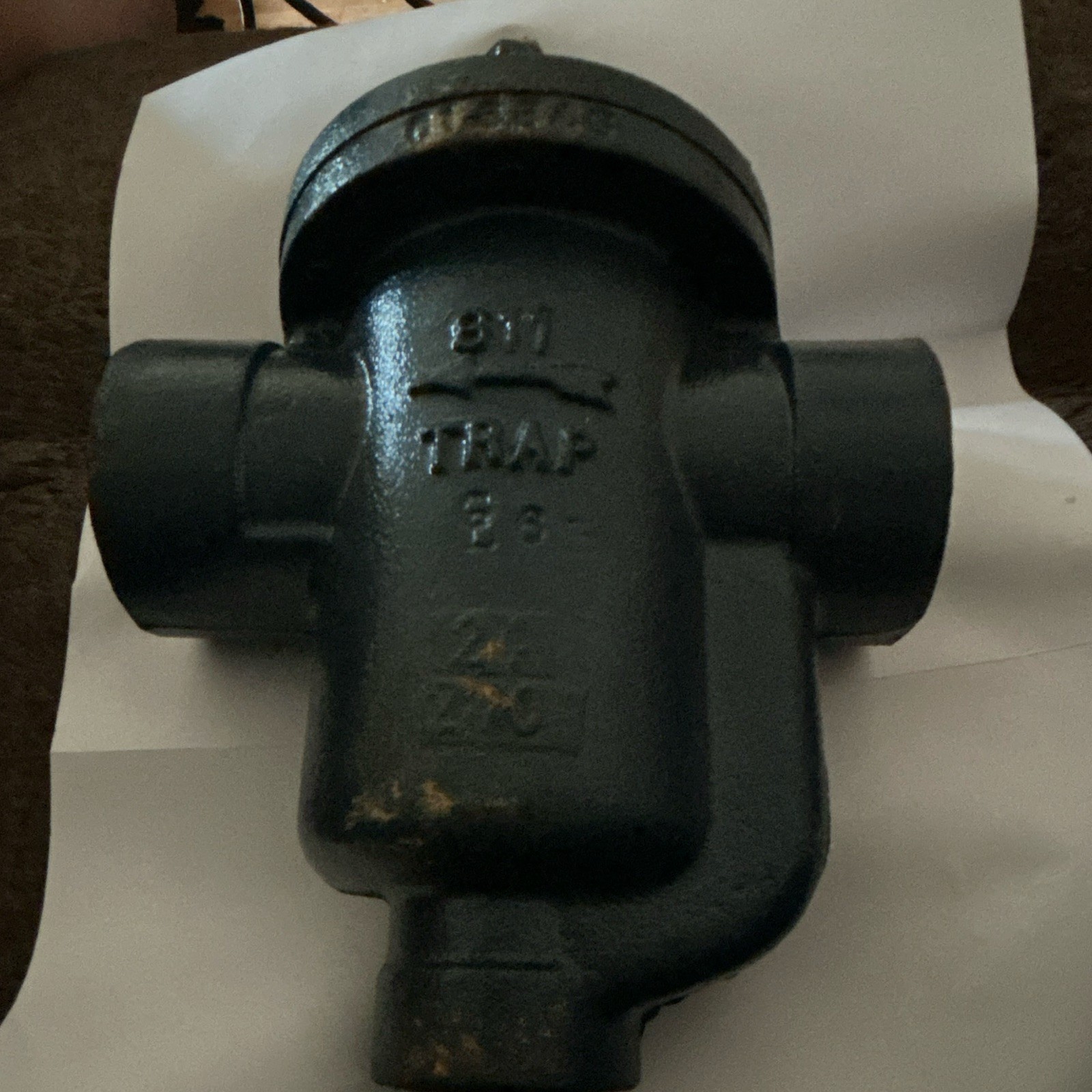 TRAP 811 Manual Valve Steam Trap Cast Metal Body Armstrong 1” npt 250psi TRAP 811 Manual Valve Steam Trap Cast Metal Body Armstrong 1” npt 250psi