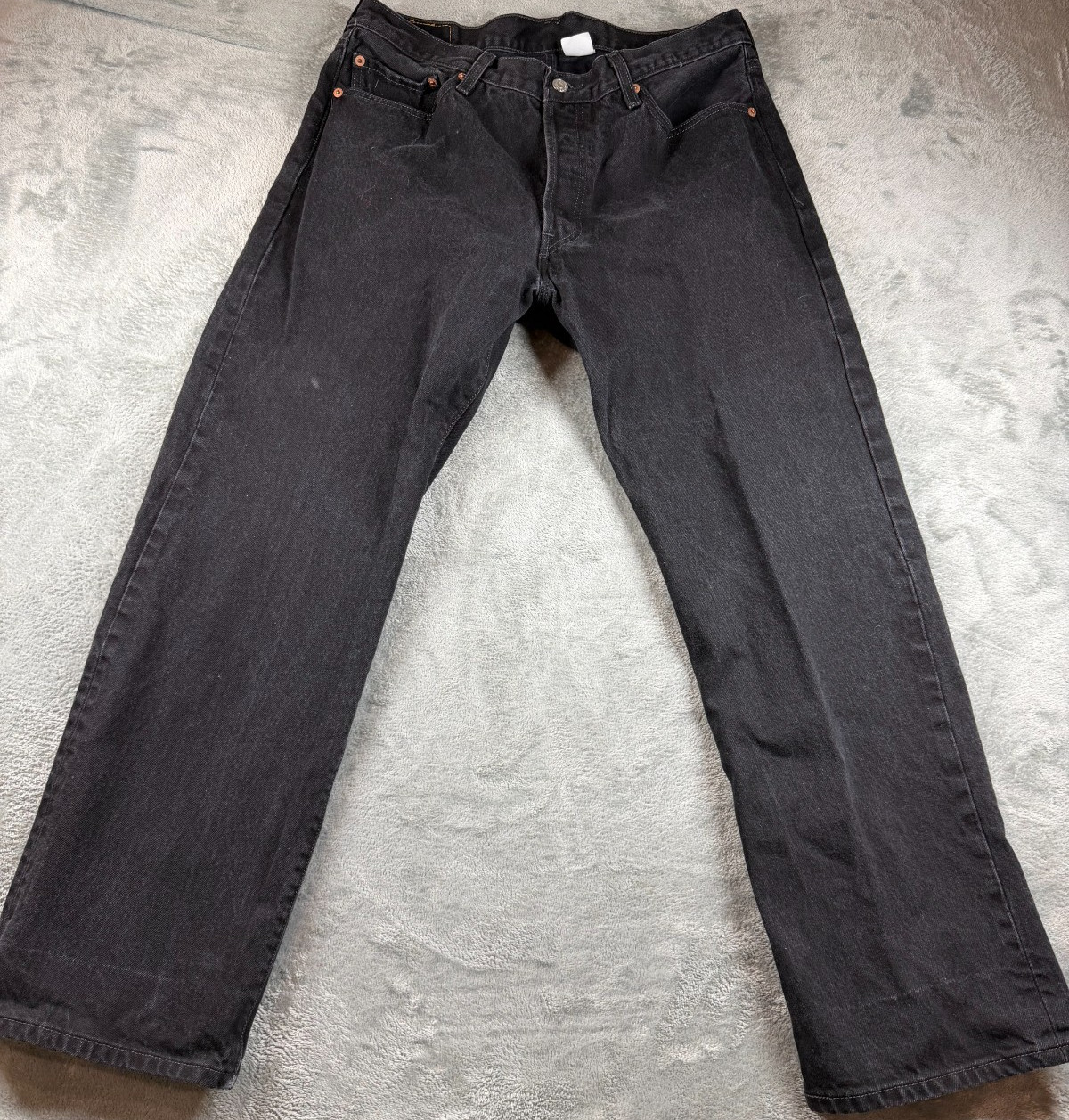 Vtg Levi\'s 501 Black Jeans Men 36x30 Button Fly Straight Leg Distressed Vtg Levi\'s 501 Black Jeans Men 36x30 Button Fly Straight Leg Distressed