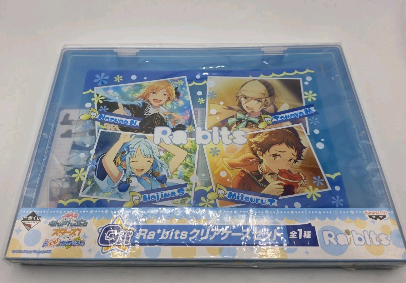 Ichiban Kuji Ensemble Stars Serious Produce Ra*bits Clear Case Set US Seller Ichiban Kuji Ensemble Stars Serious Produce Ra*bits Clear Case Set US Seller