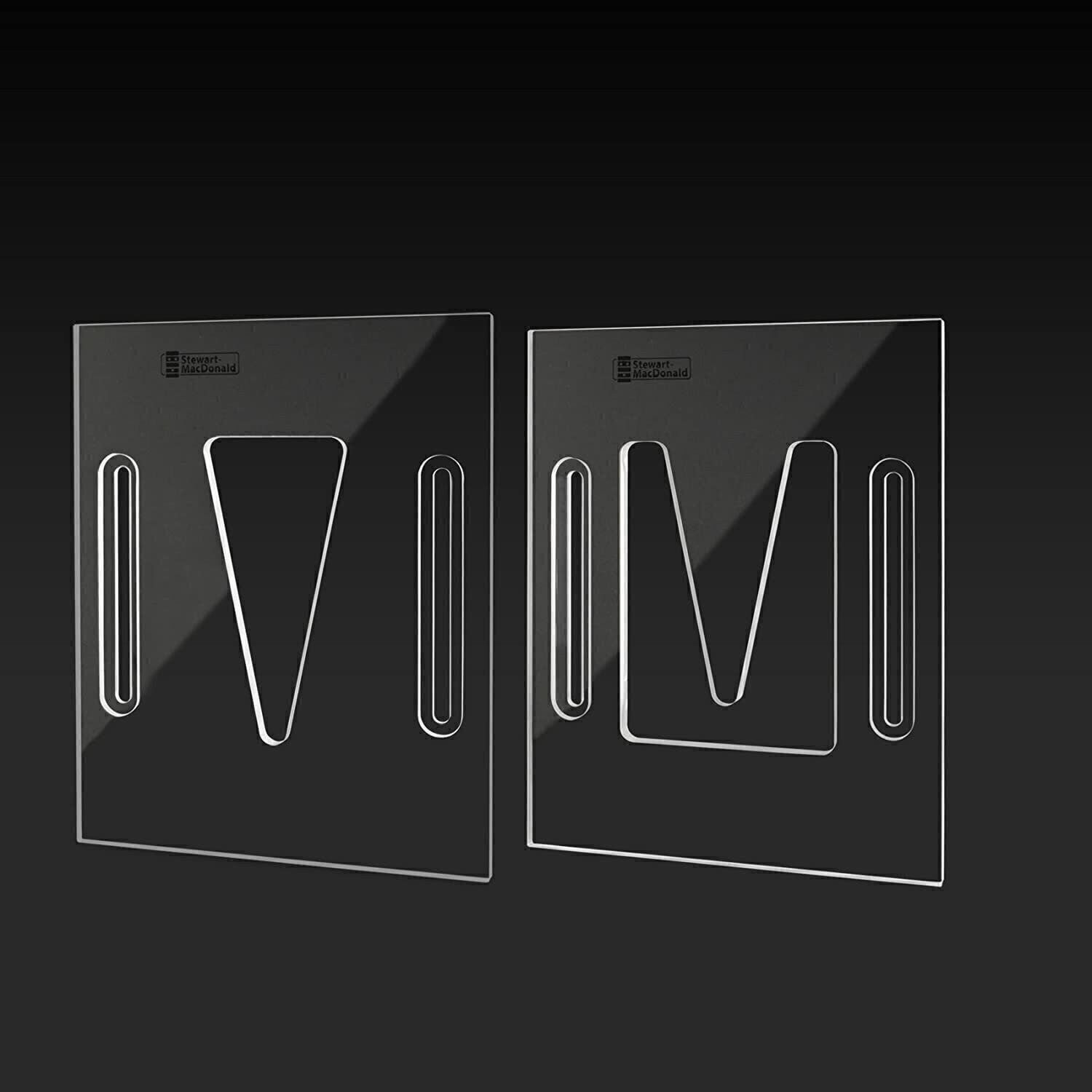 StewMac Acoustic Neck Joint Routing Templates - Set of 2 for Dovetail Neck Joint StewMac Acoustic Neck Joint Routing Templates - Set of 2 for Dovetail Neck Joint