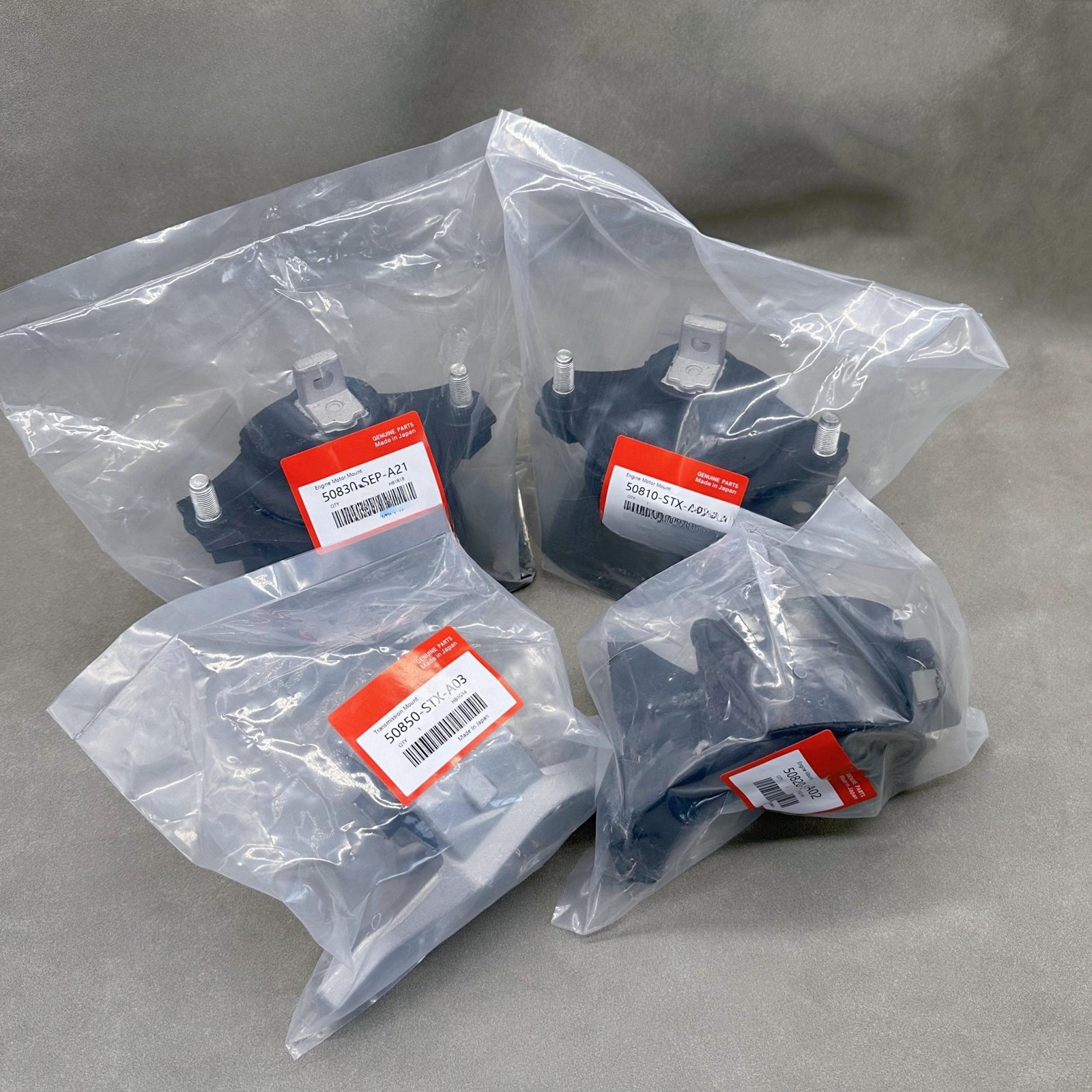 4pcs OEM Engine Mounts & Transmission Mount Set For 2007-2013 Acura MDX V6 3.7L