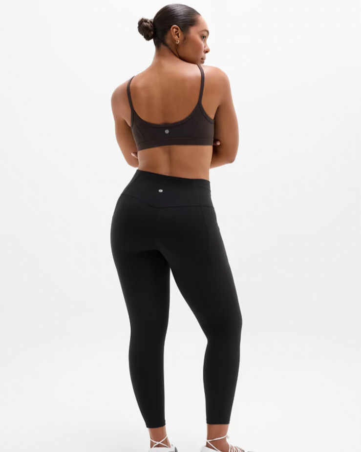 Athleta Salutation Stash High Rise 7/8 Leggings Women Yoga Workout Pants