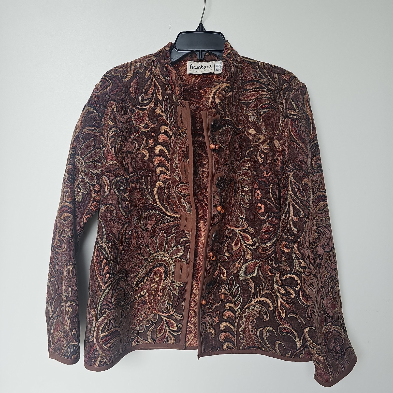 Vintage 90s Flashback Tapestry Jacket XL Paisley Jacquard Boho Artsy Vintage 90s Flashback Tapestry Jacket XL Paisley Jacquard Boho Artsy