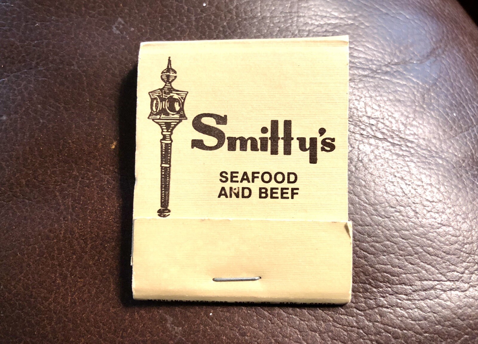 Smitty’s Seafood & Beef, Baltimore, MD, Matchbook With Matches
