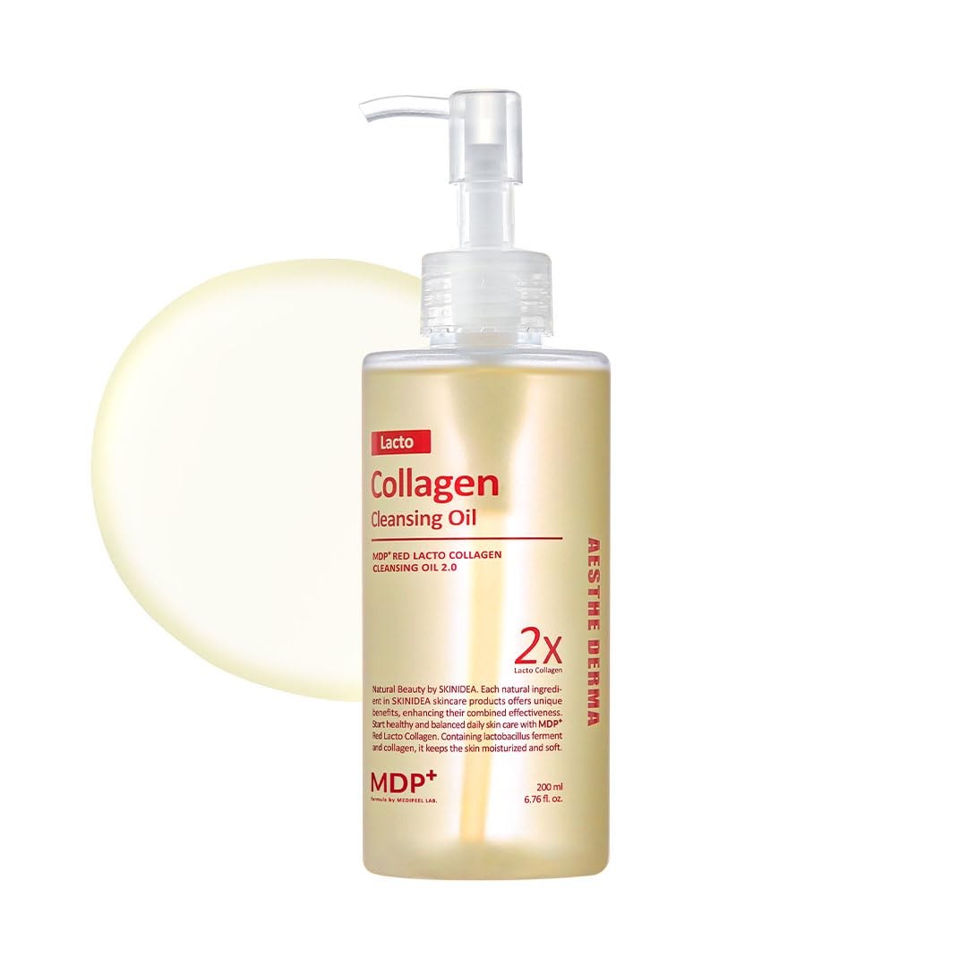 MDP+ Red Lacto Collagen Cleansing Oil 2.0 Pore Control 6.76oz 200ml. BB: MDP+ Red Lacto Collagen Cleansing Oil 2.0 Pore Control 6.76oz 200ml. BB: