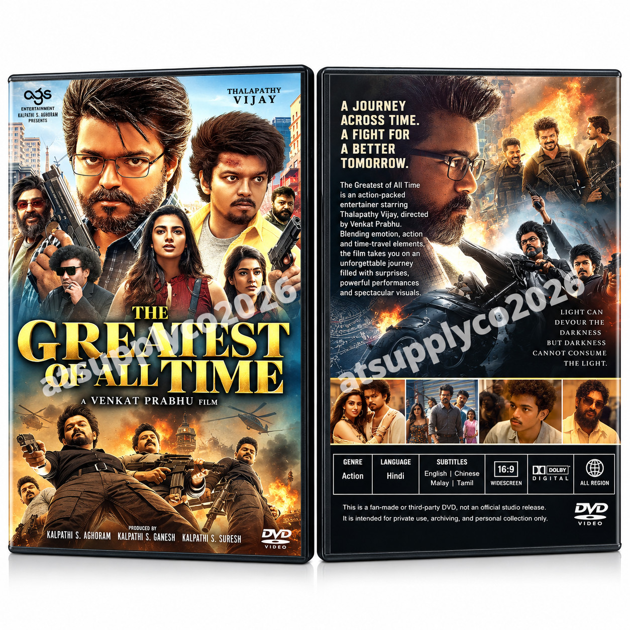 The Greatest Of All Time (GOAT) DVD 2024 Tamil Movie Vijay Eng Sub The Greatest Of All Time (GOAT) DVD 2024 Tamil Movie Vijay Eng Sub