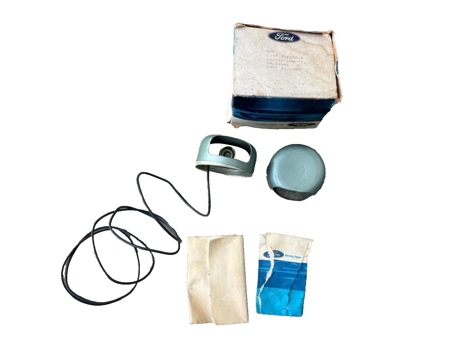 NOS 1962-73 Ford Mustang Fairlane Falcon Engine Comp Trunk Lamp C2RZ-15A700-A NOS 1962-73 Ford Mustang Fairlane Falcon Engine Comp Trunk Lamp C2RZ-15A700-A