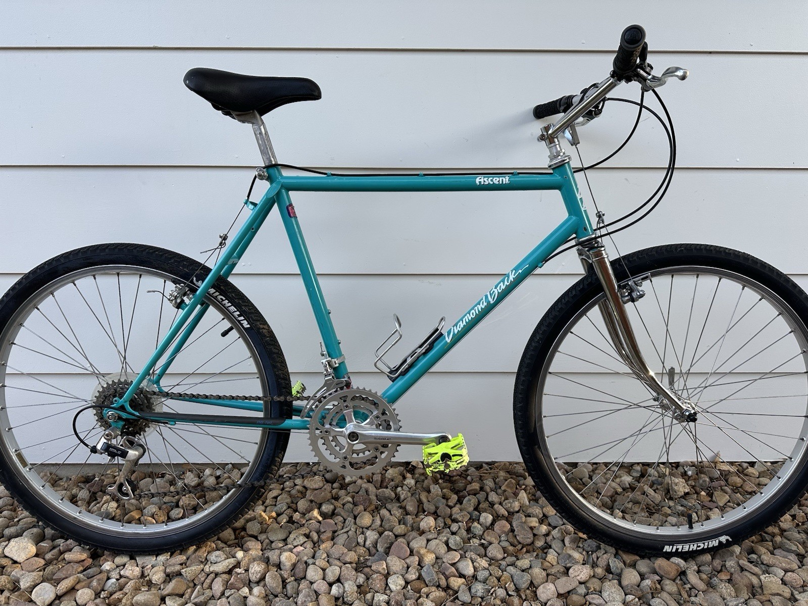 1986 Diamond Back Ascent MTB Bike 26” Sz 21.5 Shimano XT Canti BullMoose Bar