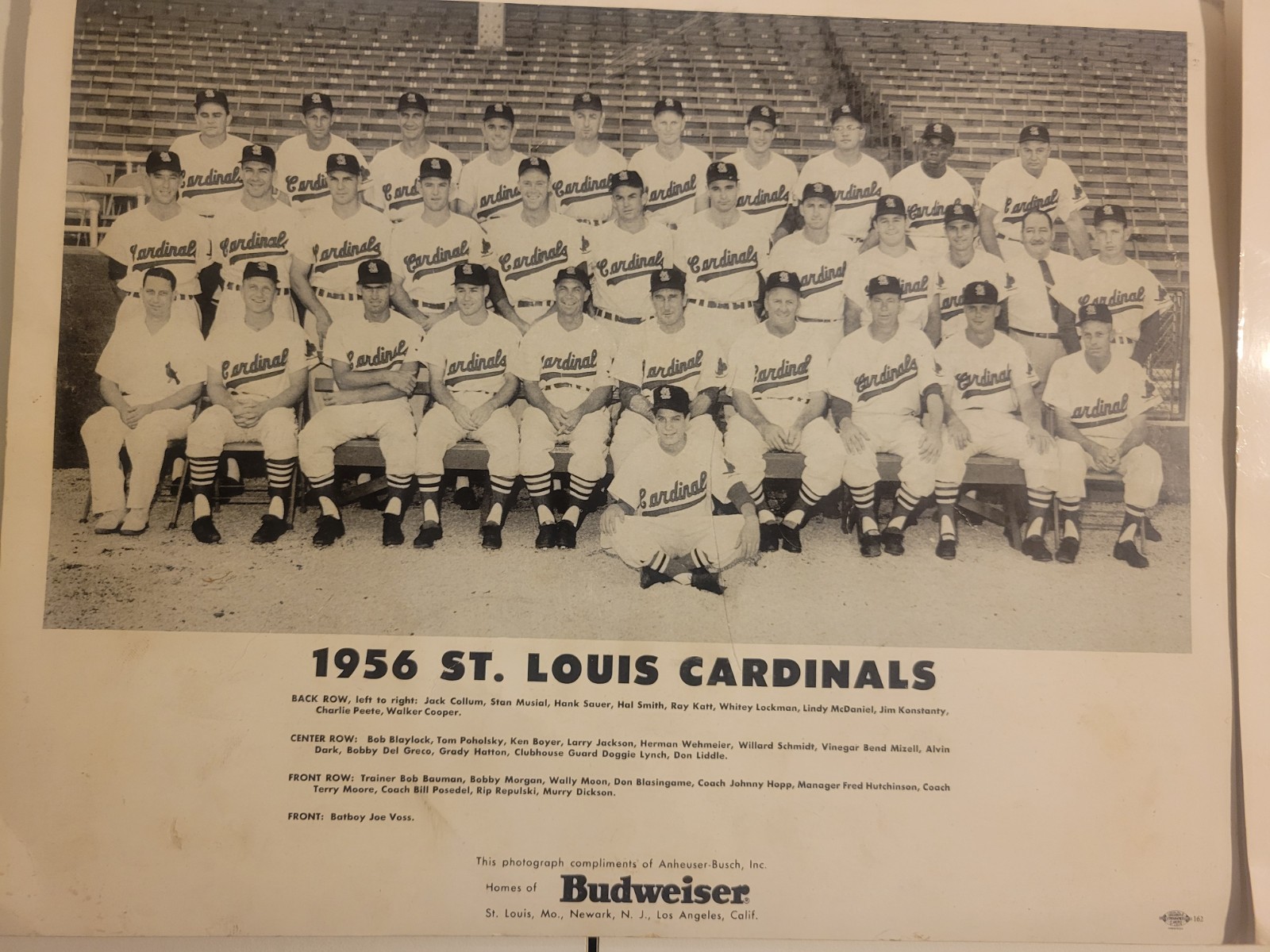 1950\'s and 1960\'s St. Louis Cardinals Photos and Yearbooks 1950\'s and 1960\'s St. Louis Cardinals Photos and Yearbooks
