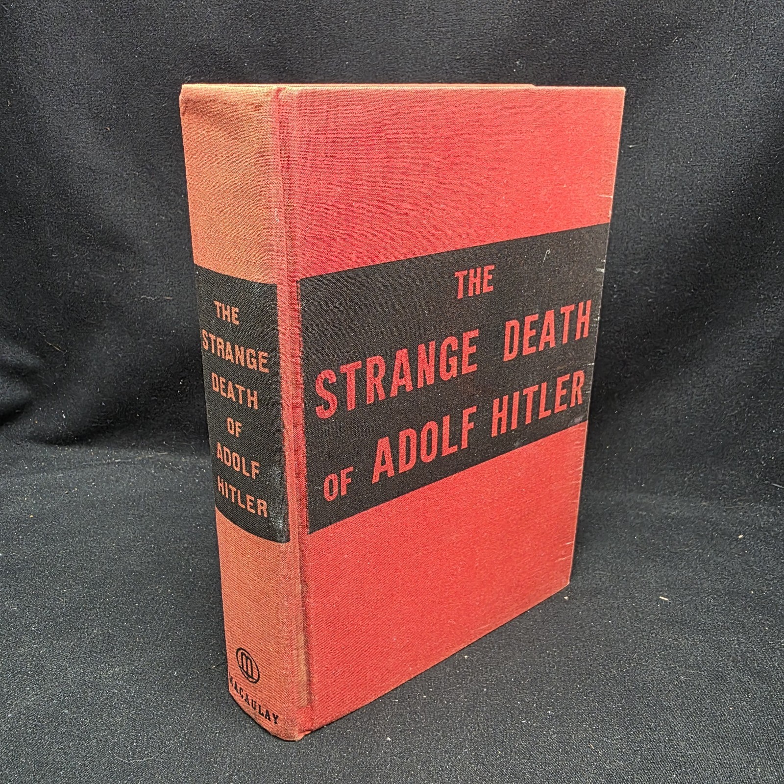 The Strange Death of Adolf Hitler 1939 First Printing Macaulay Hardcover WWII