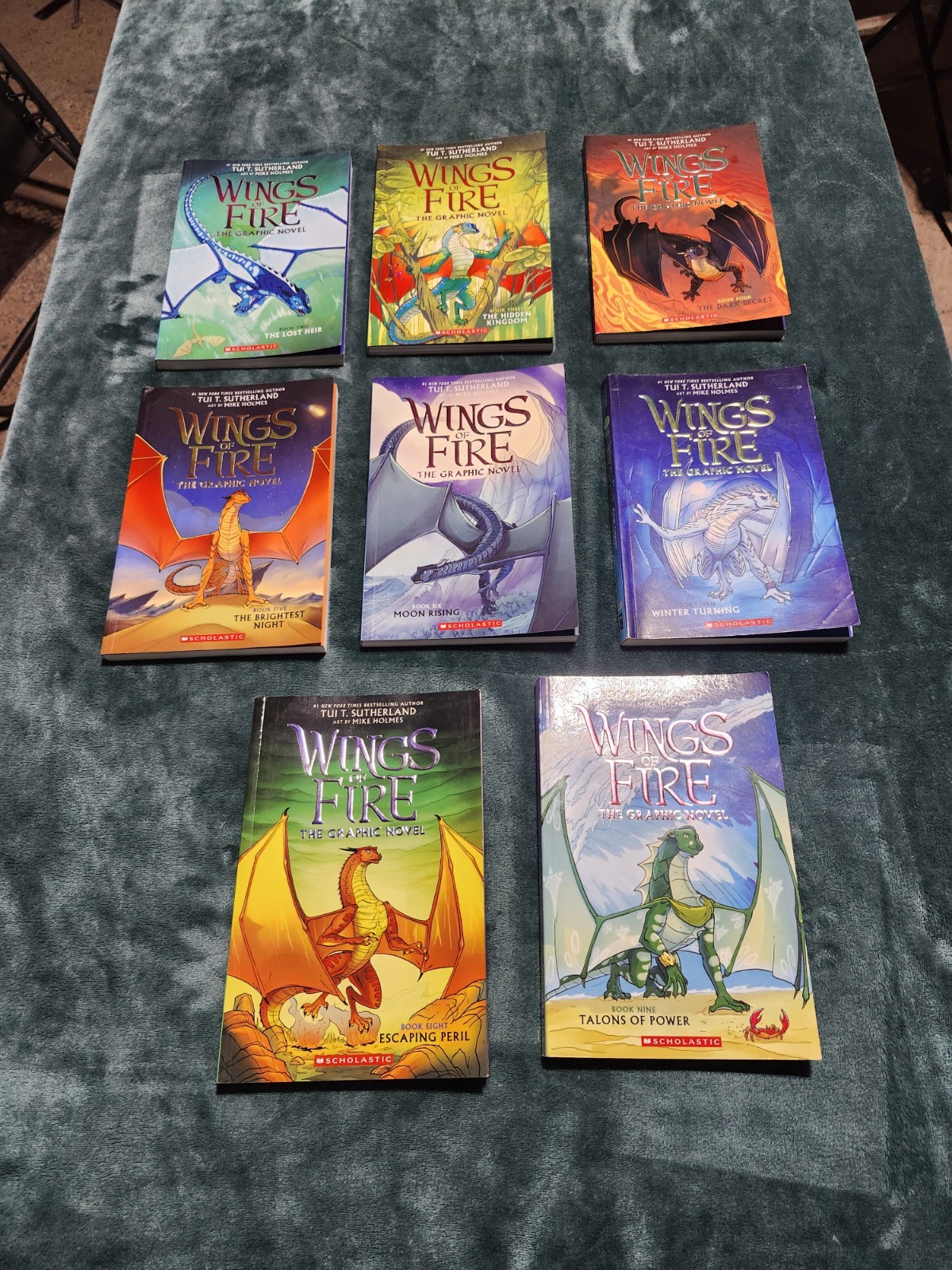 WINGS OF FIRE Lot of 7  #2 -9 Set Full-Color Trade Paperback Graphic Books