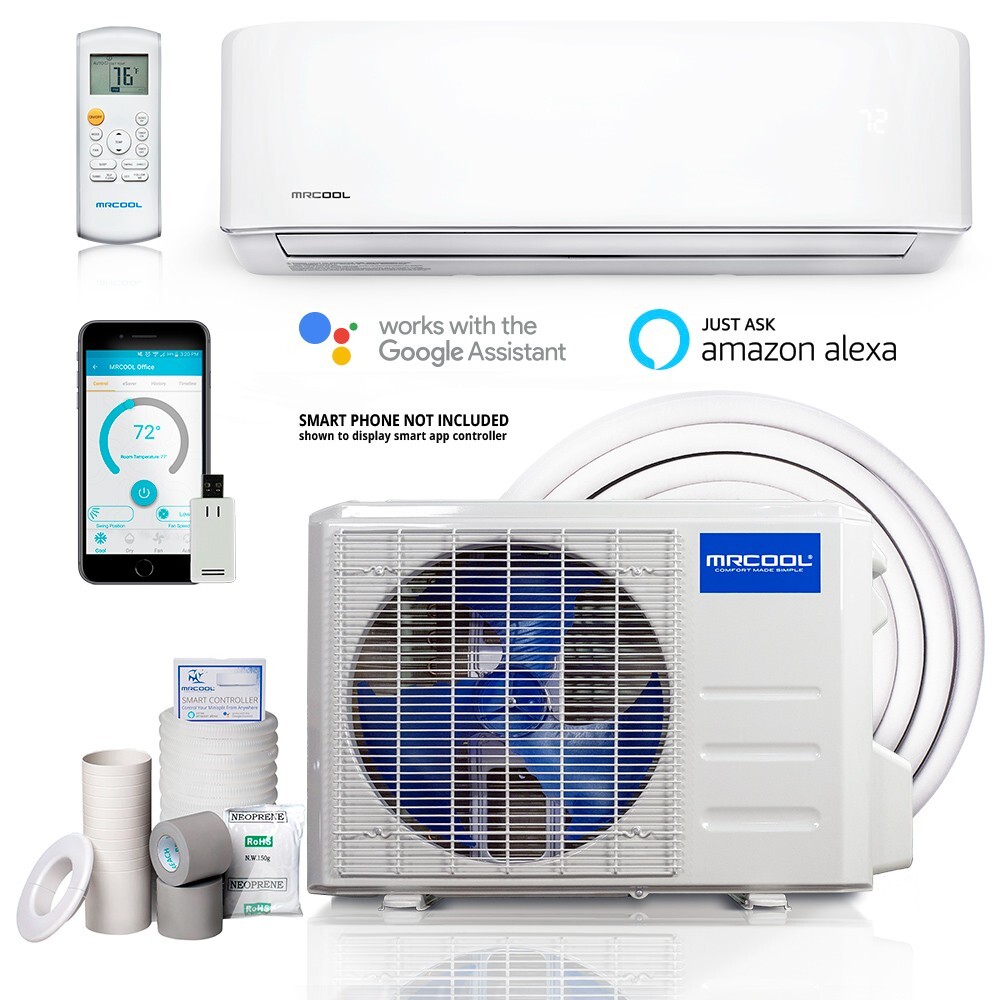 MrCool Advantage 5th Gen Mini-Split AC/Heat Pump 230v 18k 19 SEER 16' W/Install