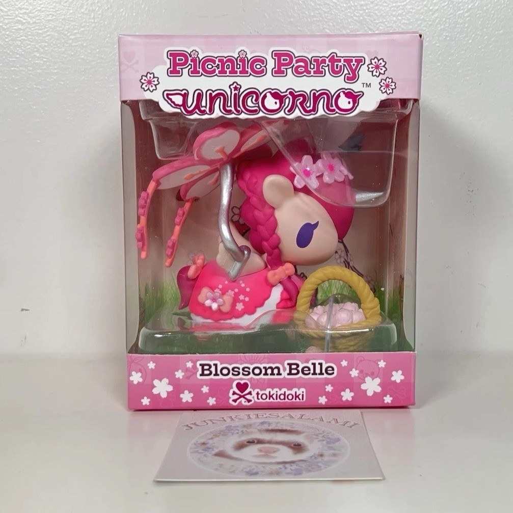 TOKIDOKI Picnic Party Unicorno Special Edition Sakura Blossom Belle New TOKIDOKI Picnic Party Unicorno Special Edition Sakura Blossom Belle New