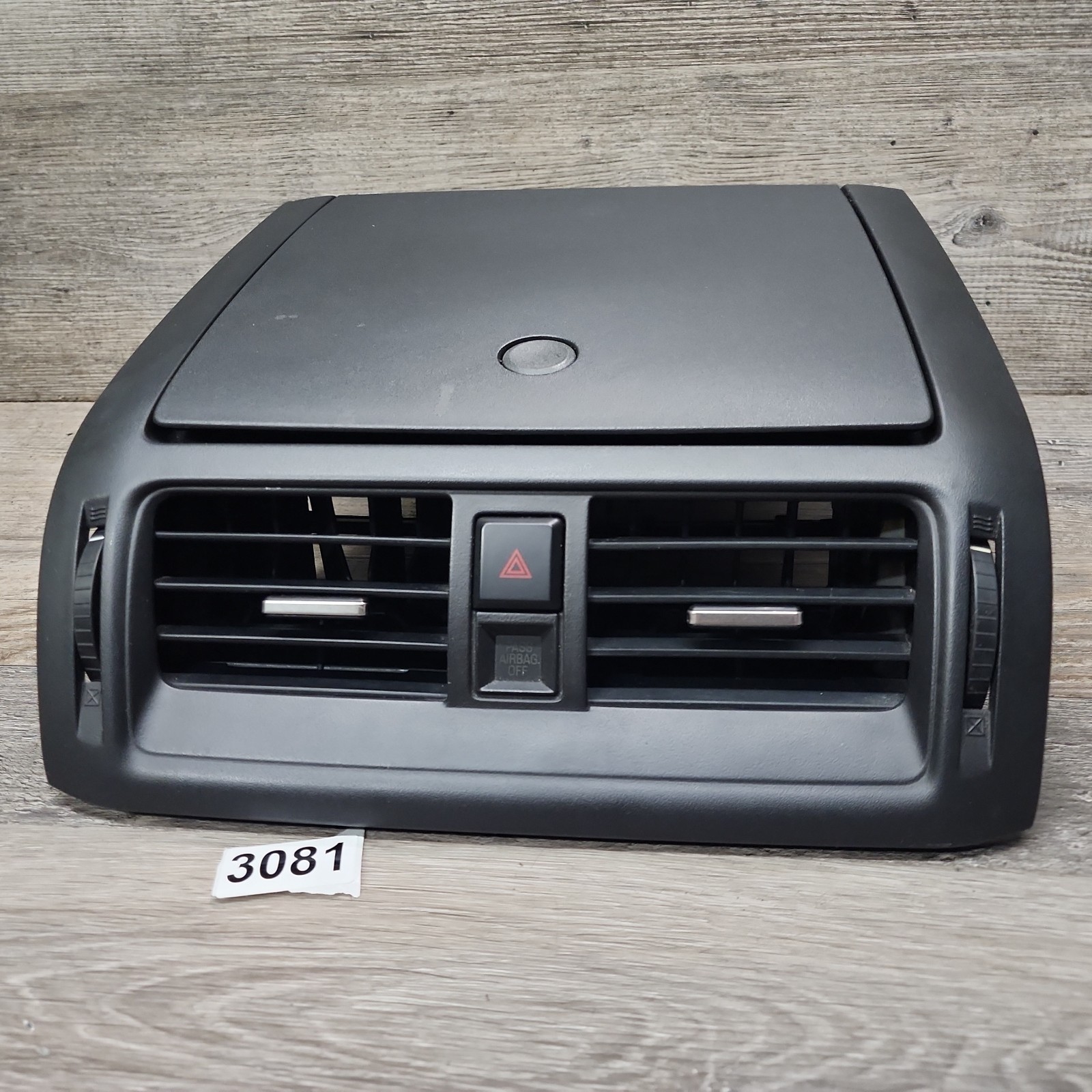 2010-12 Ford FUSION MILAN Dash Center Vents STORAGE Compartment Cubby BLACK OEM