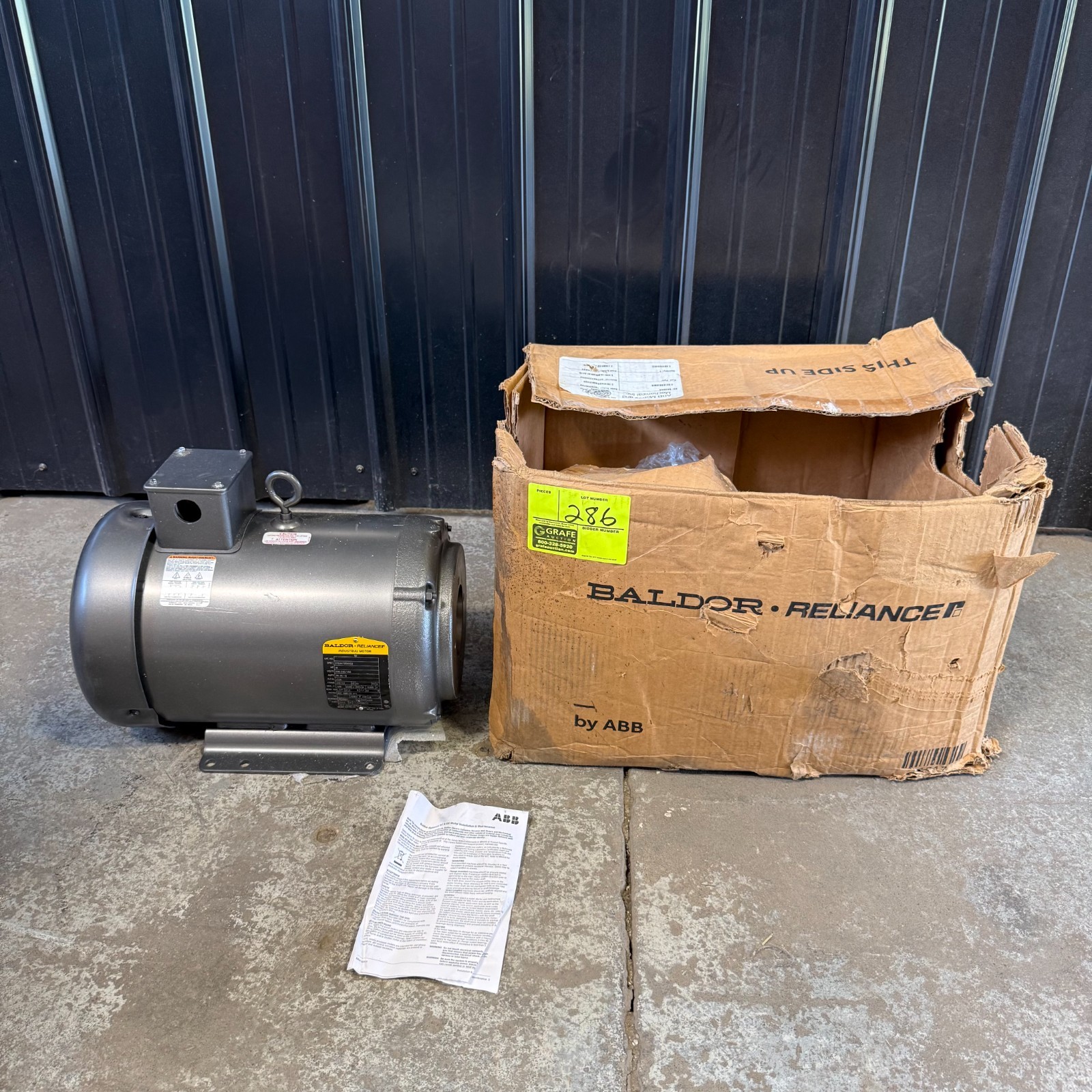 Baldor Electric Industrial Motor 215TYZ | 10HP 208-230/460 ABB Motors
