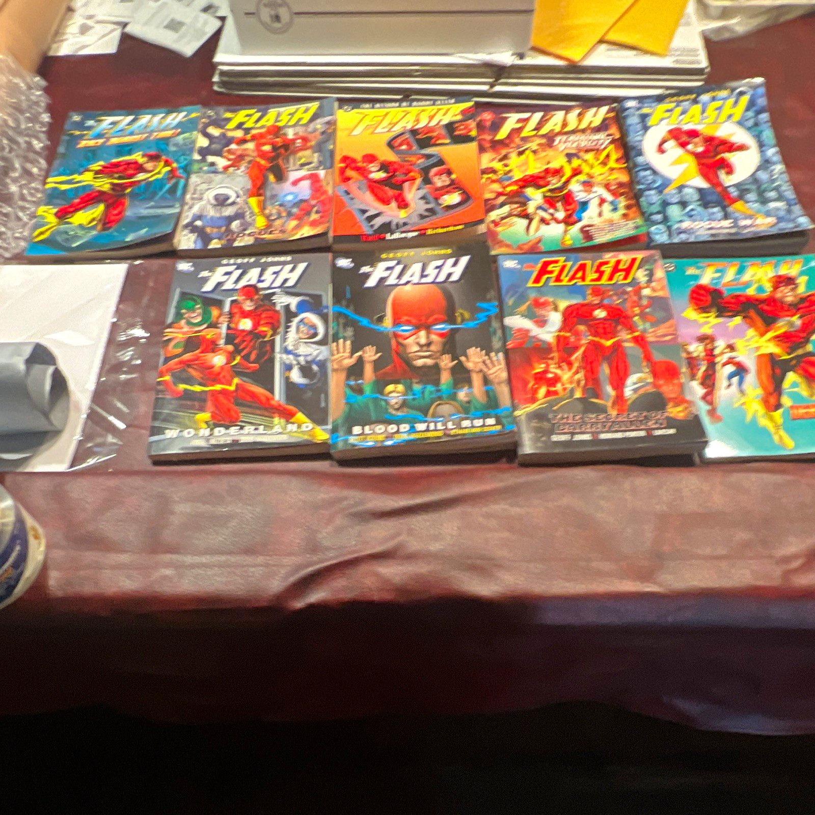 DC Comics The Flash TPB Mixed Lot Rogues Geoff Johns DC Comics The Flash TPB Mixed Lot Rogues Geoff Johns