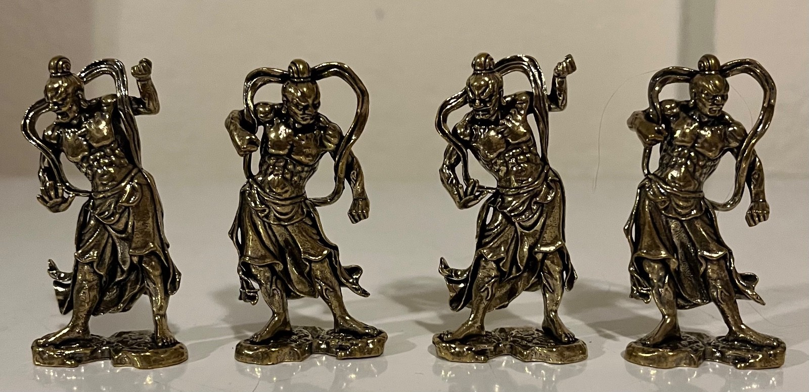 4 Nio Guardian Statues protecting/blessing/removing negative in all 4 directions