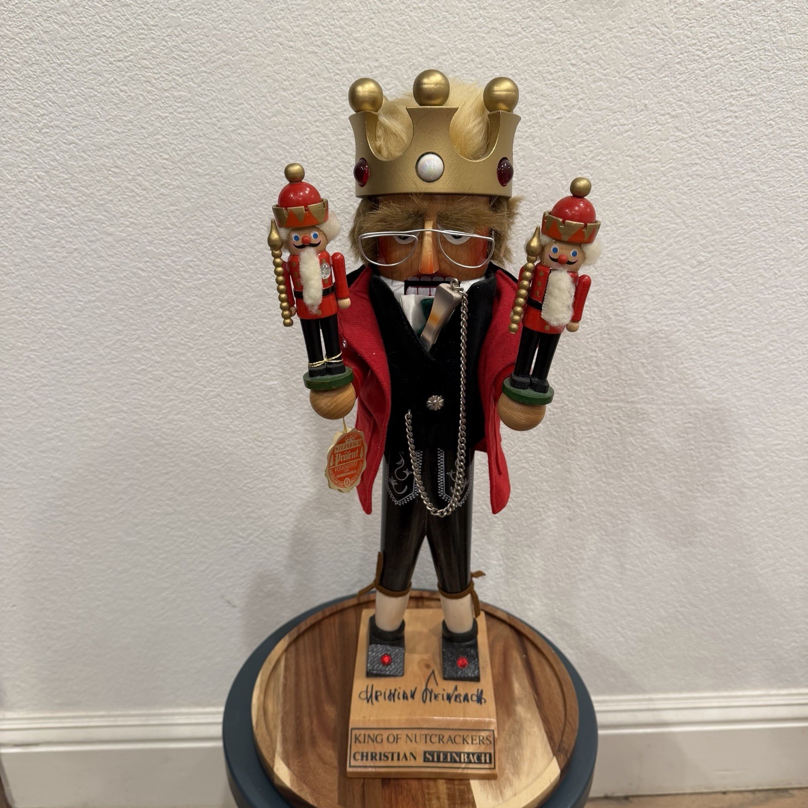 Christian Steinbach S880 King Of Nutcrackers Handmade Germany 18” Signed Christian Steinbach S880 King Of Nutcrackers Handmade Germany 18” Signed