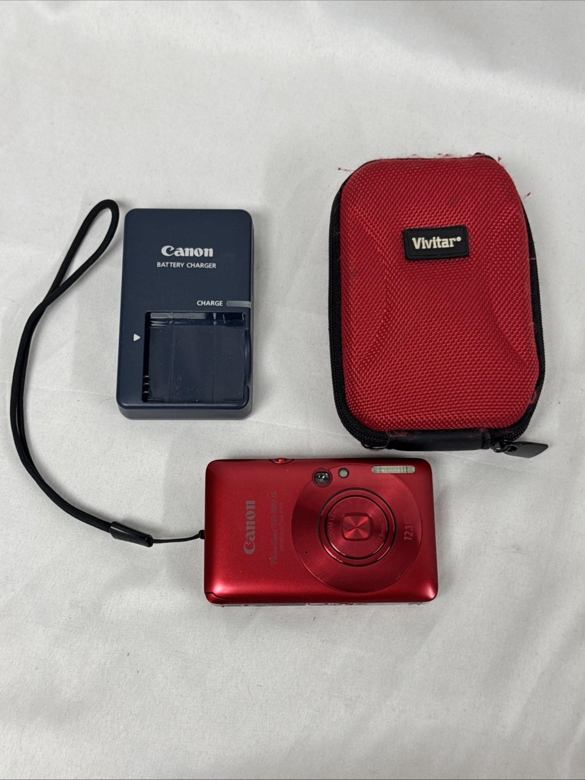 Canon PowerShot ELPH 780 HS 100HS 12.1MP Digital Camera - Red With Case 612