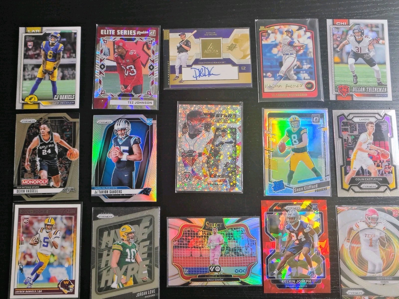 Huge Sports Card Lot RCs, Auto Patch, Parallels Inserts - Very Good - Excellent 