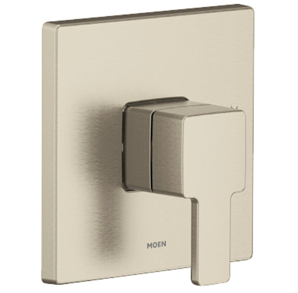 Moen UTS2711BN 90 Degree M-CORE 2-Series 1-Handle Shower Trim Kit Brushed Nickel
