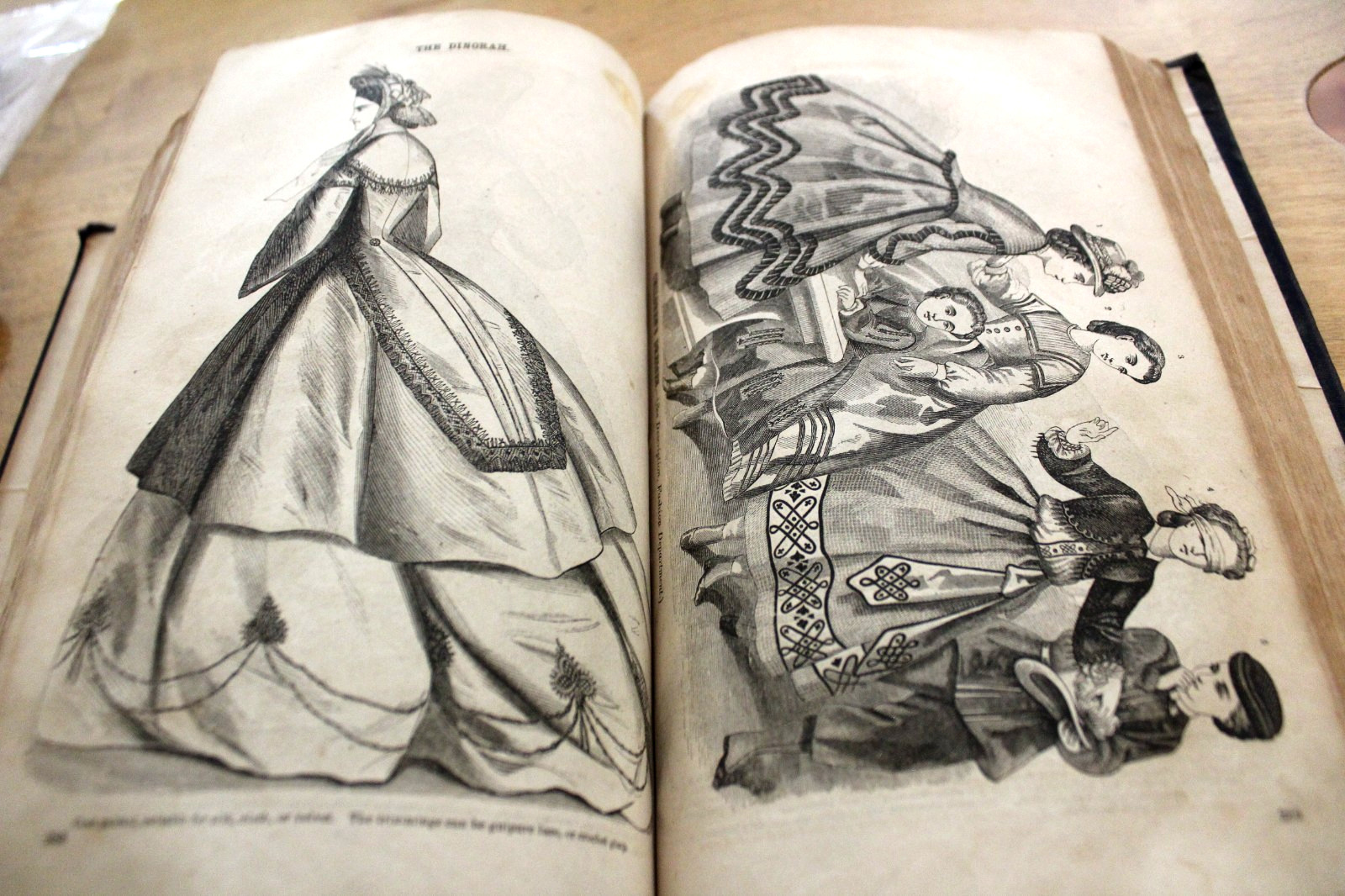 Antique 1864 Godey's Lady's Book Illustrated Clothing Art Prints Antique 1864 Godey's Lady's Book Illustrated Clothing Art Prints