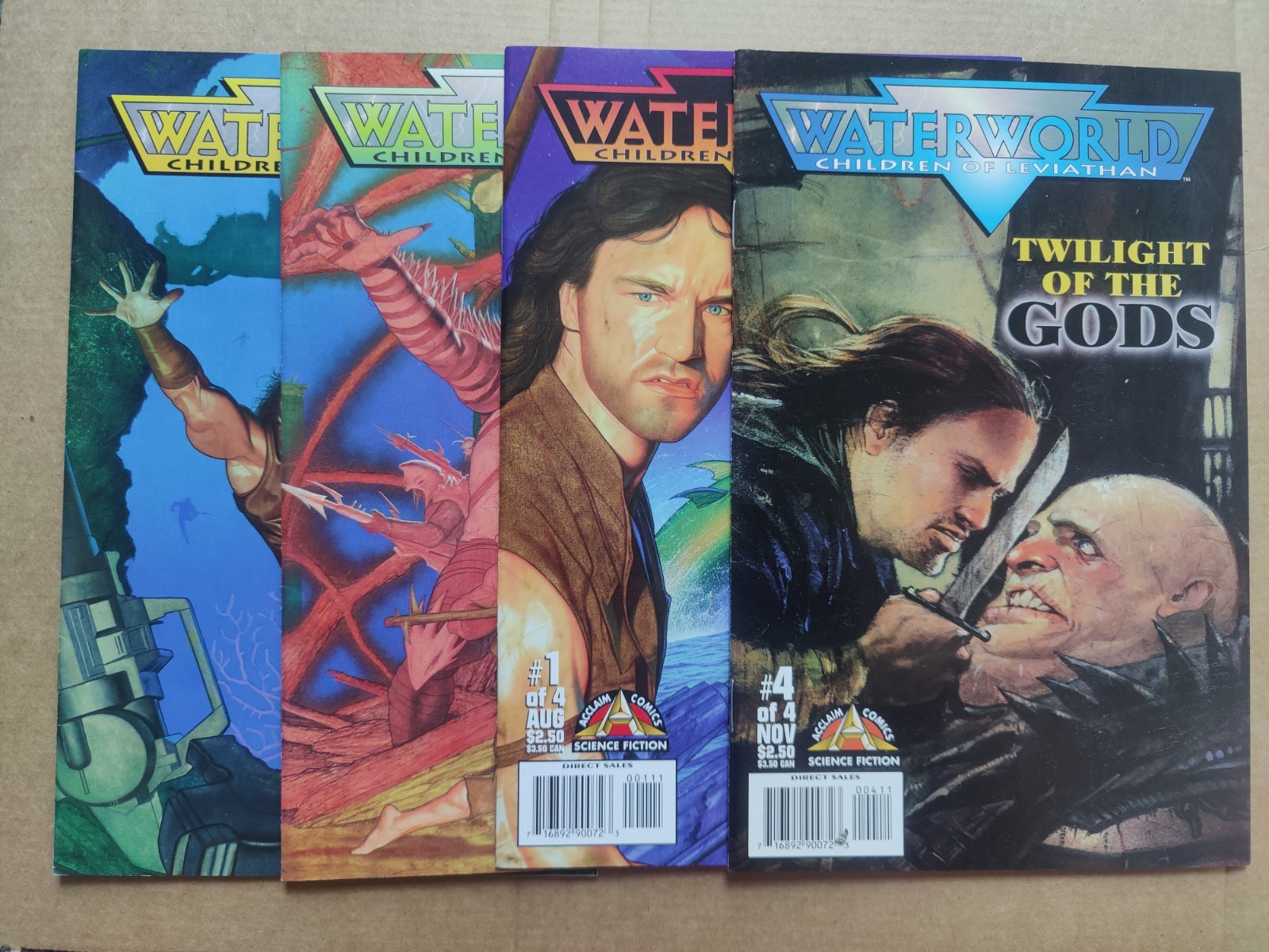 1997 Acclaim Valiant 1 2 3 4 Complete Waterworld: Children of Leviathan 1-4