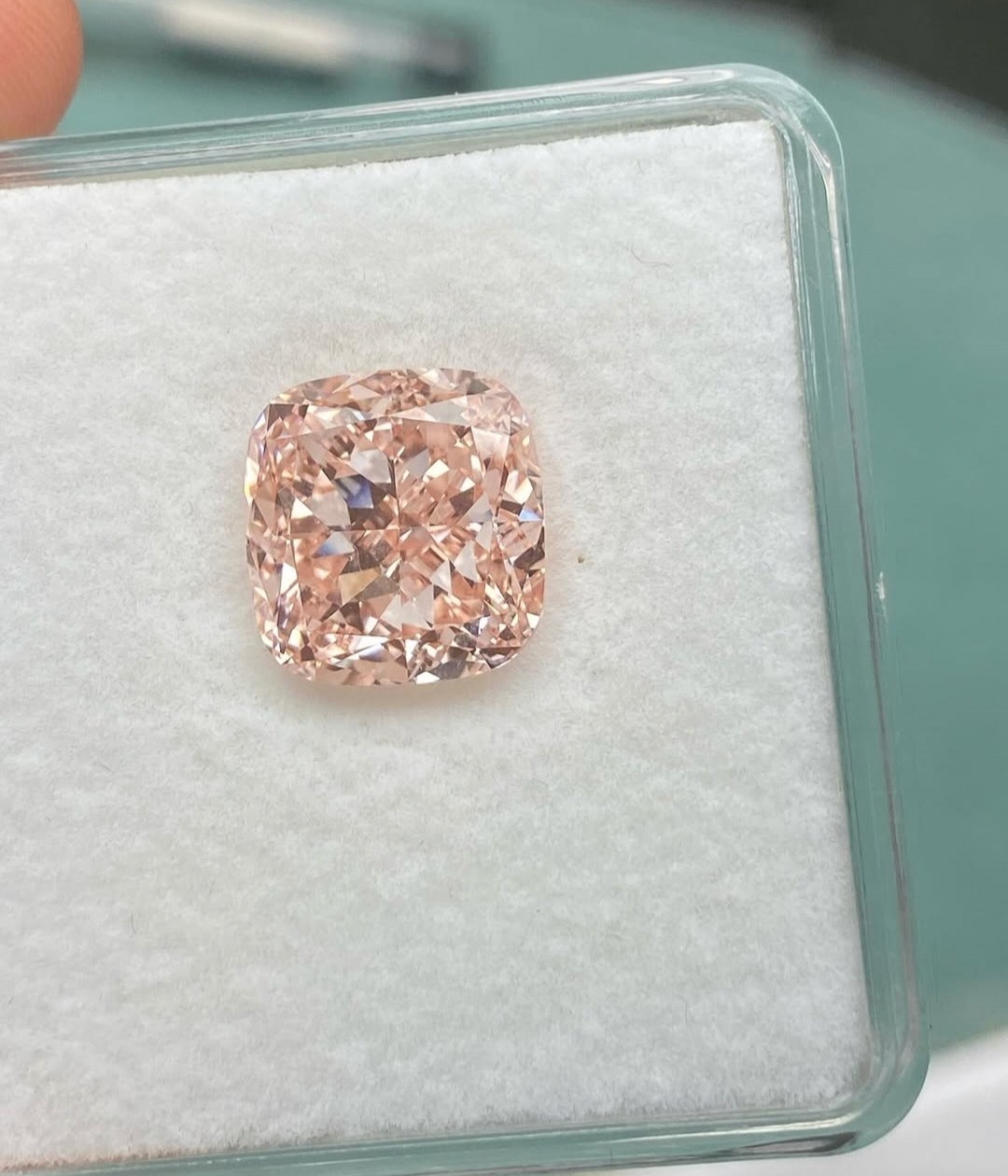 2.Ct Fancy Pink Cushion Cut VVS1 Diamond Premium Quality Loose Gemstone 1Pcs