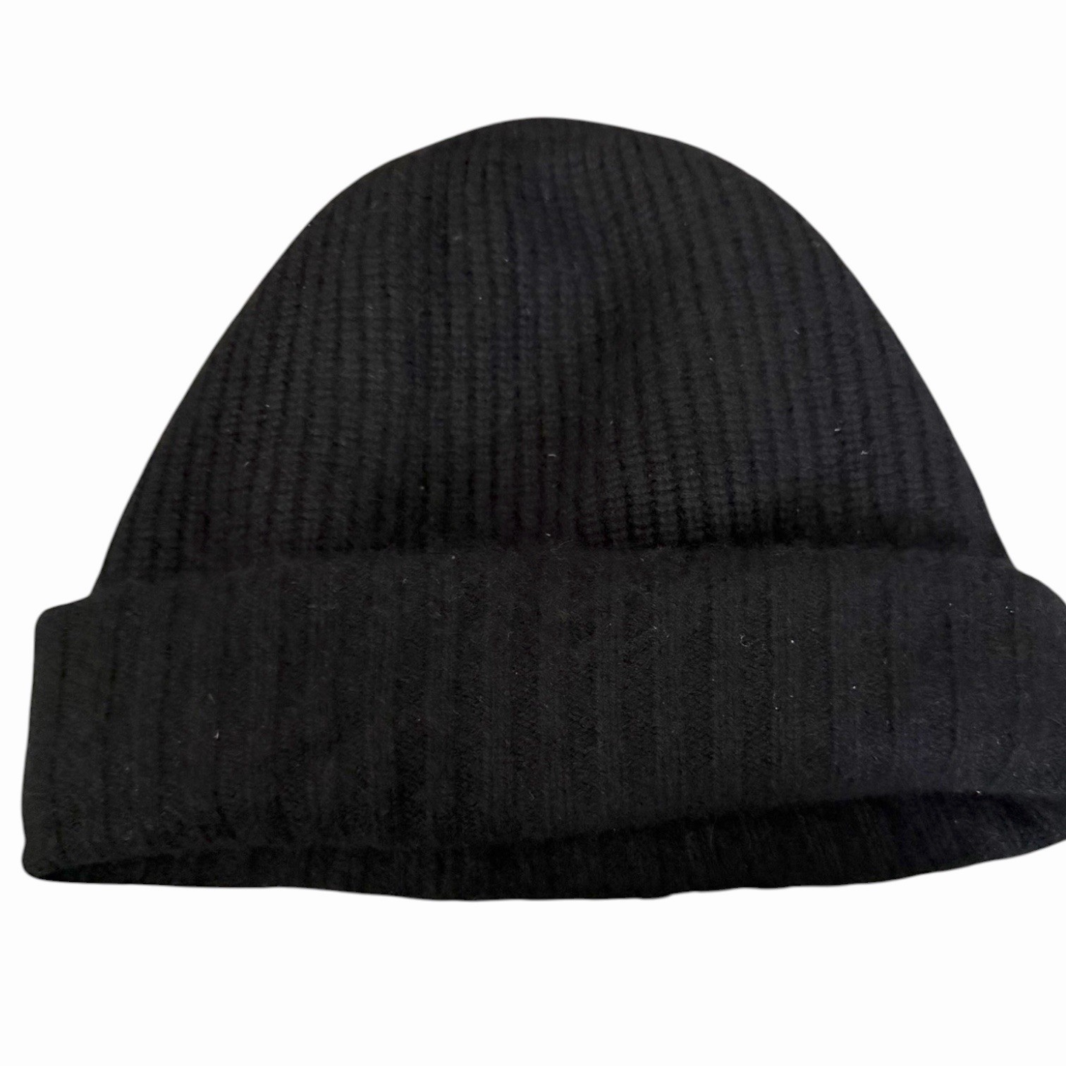 Madewell 100% Cashmere Black Ribbed Beanie Hat One Size Madewell 100% Cashmere Black Ribbed Beanie Hat One Size