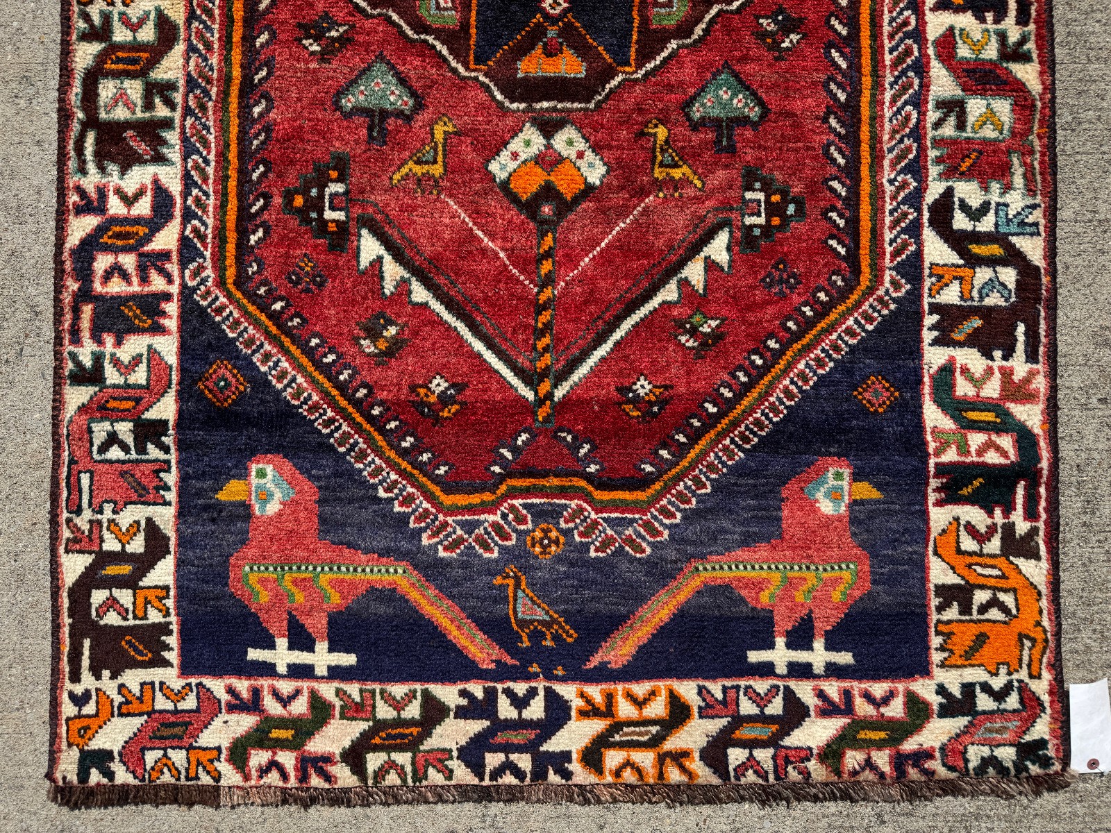 VINTAGE HANDMADE RUG CAUCASIAN Turkish kazak 4x7 handmade handwoven real 4x6 ft