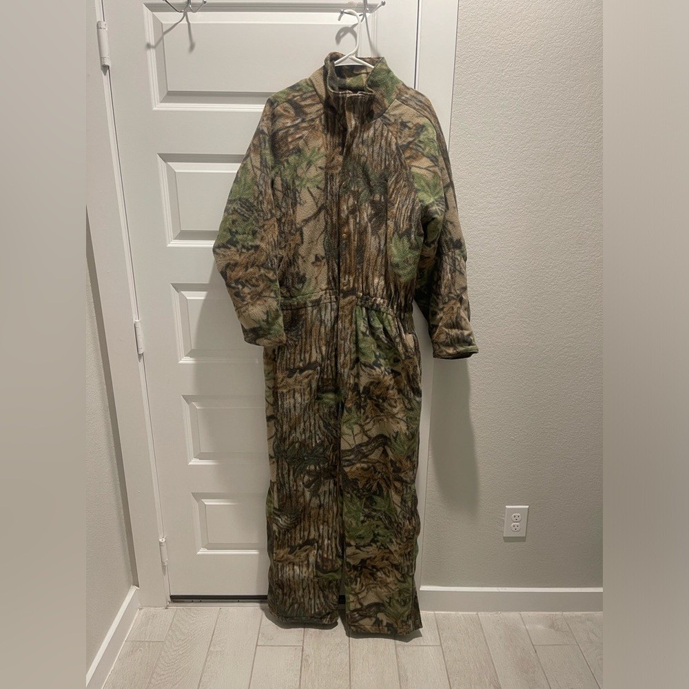 Vintage Cabela’s Dry Plus insulated men camo coveralls Sz L Tall