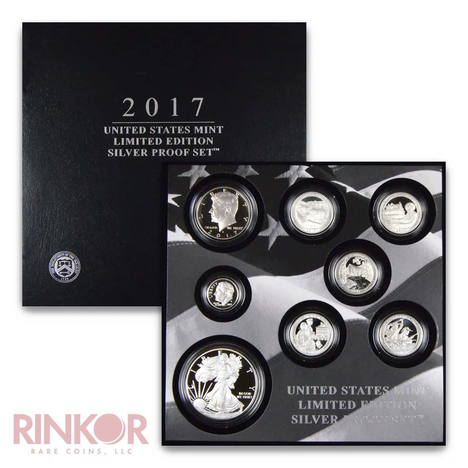 2017-S Limited Edition Silver 8-Coin Proof Set (Box and CoA) 2017-S Limited Edition Silver 8-Coin Proof Set (Box and CoA)