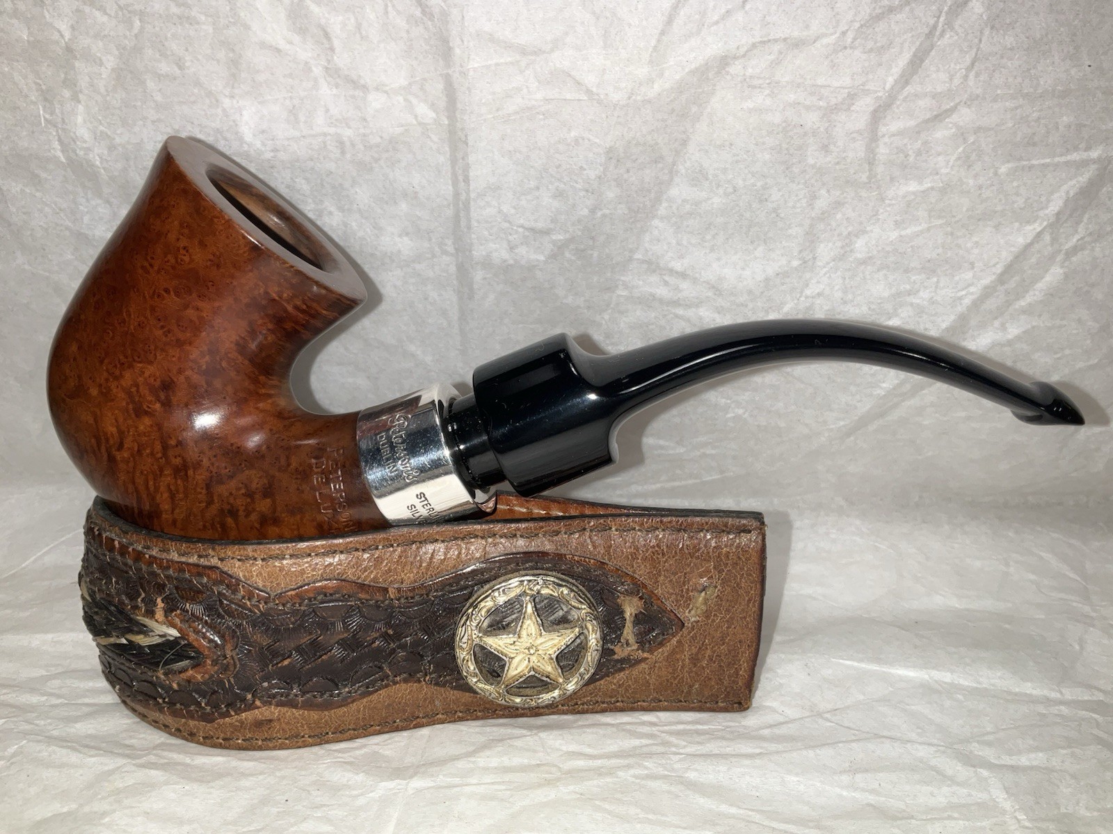 Estate Peterson Deluxe Xl5s Sterling Silver Hallmarked 2000,excellent Condition