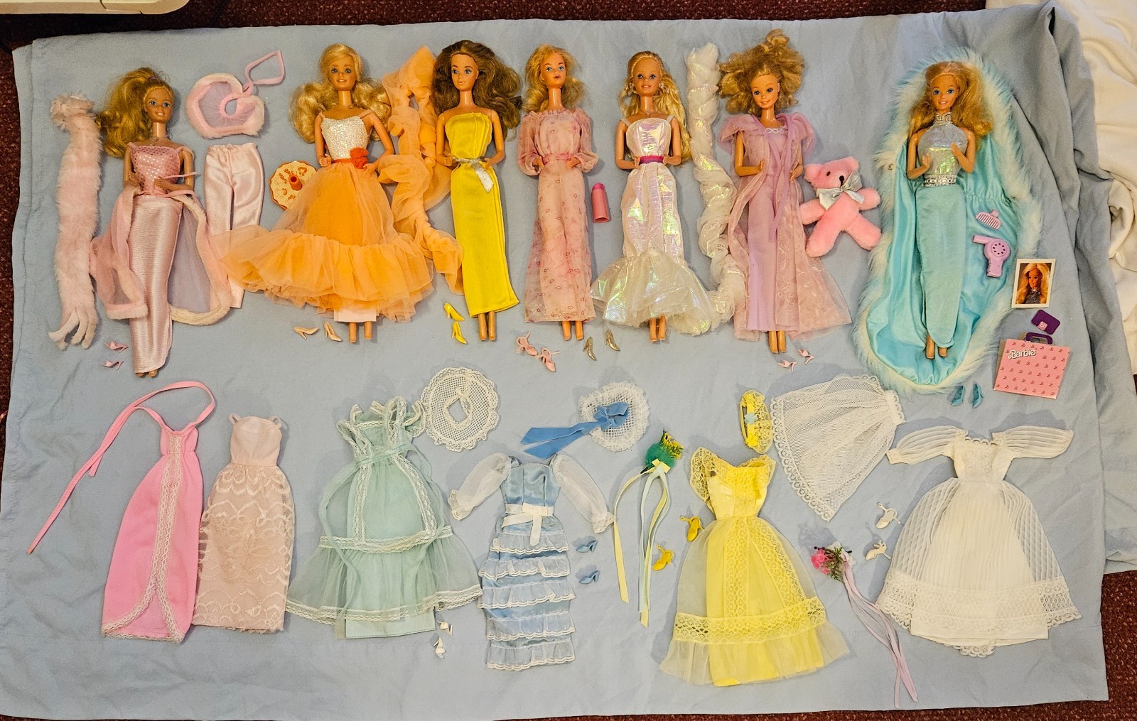 Vintage Barbie Lot B Dolls Clothes Fashions 1970s 1980s Superstar Era Some Rare