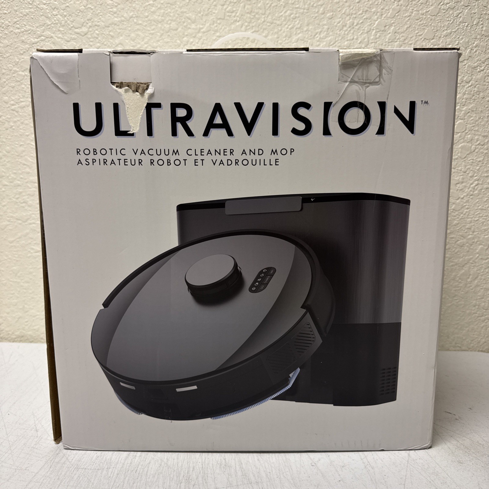 bObsweep UltraVision Self-emptying Robot Vacuum and Mop Carbon Steel PET24-7-913 bObsweep UltraVision Self-emptying Robot Vacuum and Mop Carbon Steel PET24-7-913