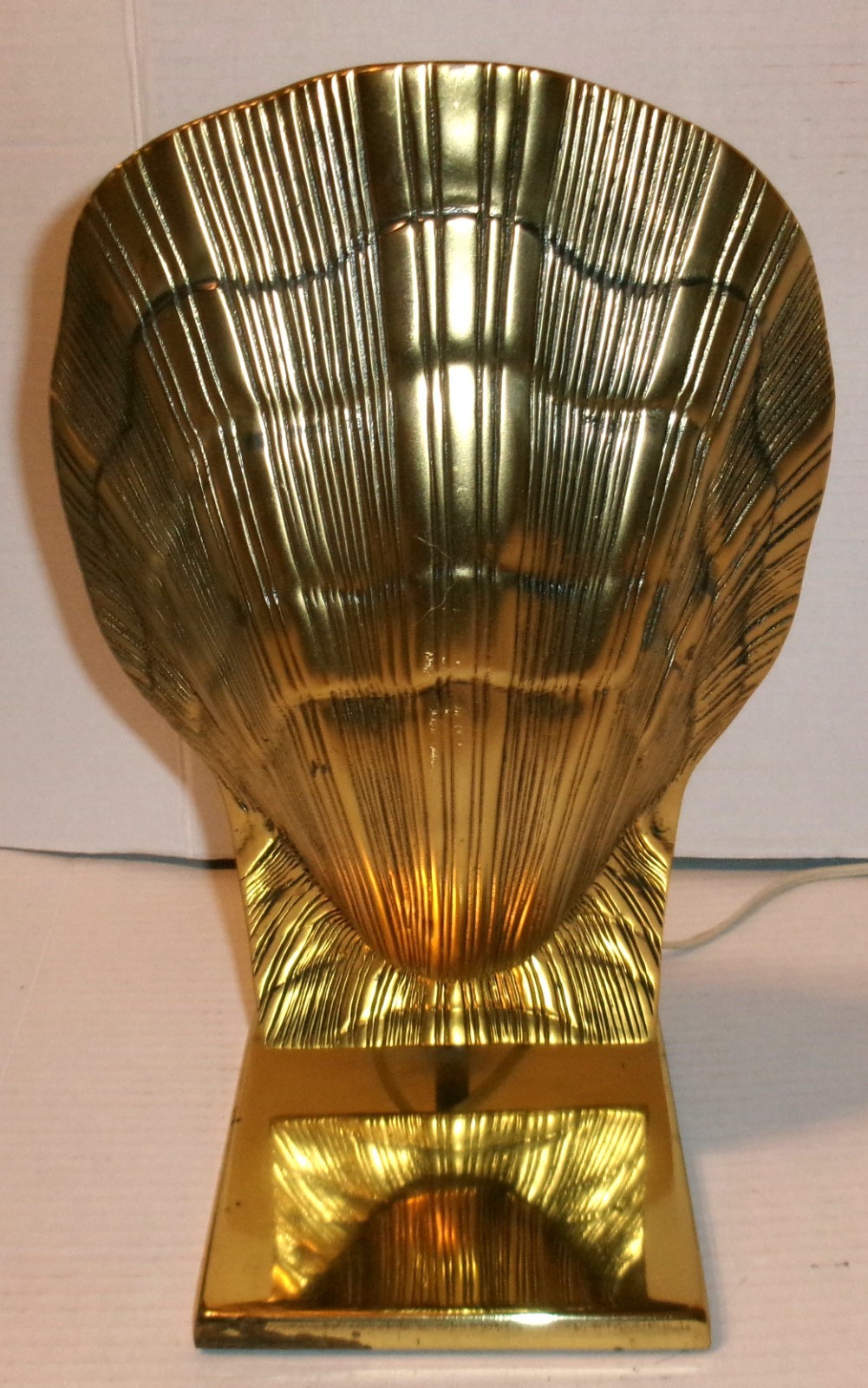 Vintage Chapman Brass Shell Hollywood Regency MCM 14