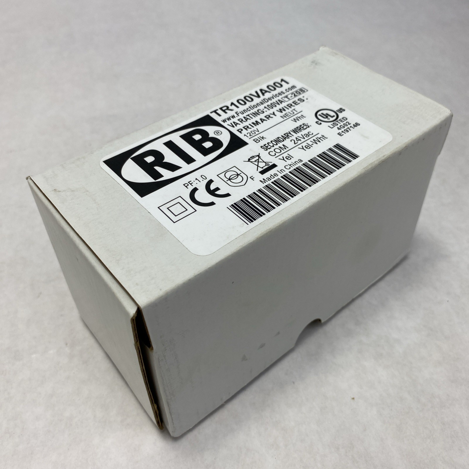 RIB TR100VA001 100VA Step Down Control Transformer RIB TR100VA001 100VA Step Down Control Transformer