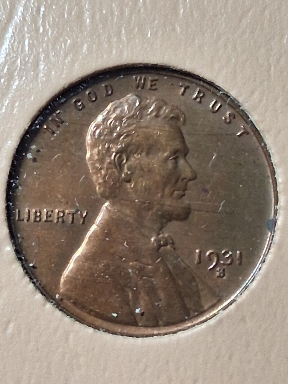 1931-S LINCOLN CENT. MS/ BU/ RB. GEM +++