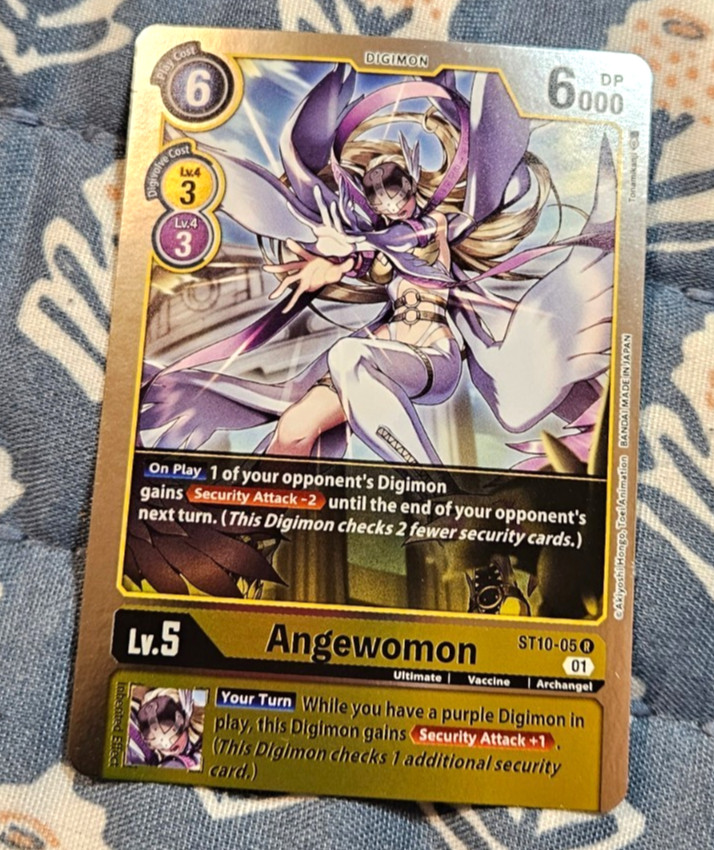 Angewomon Foil - ST10-05 NM - Digimon Angewomon Foil - ST10-05 NM - Digimon