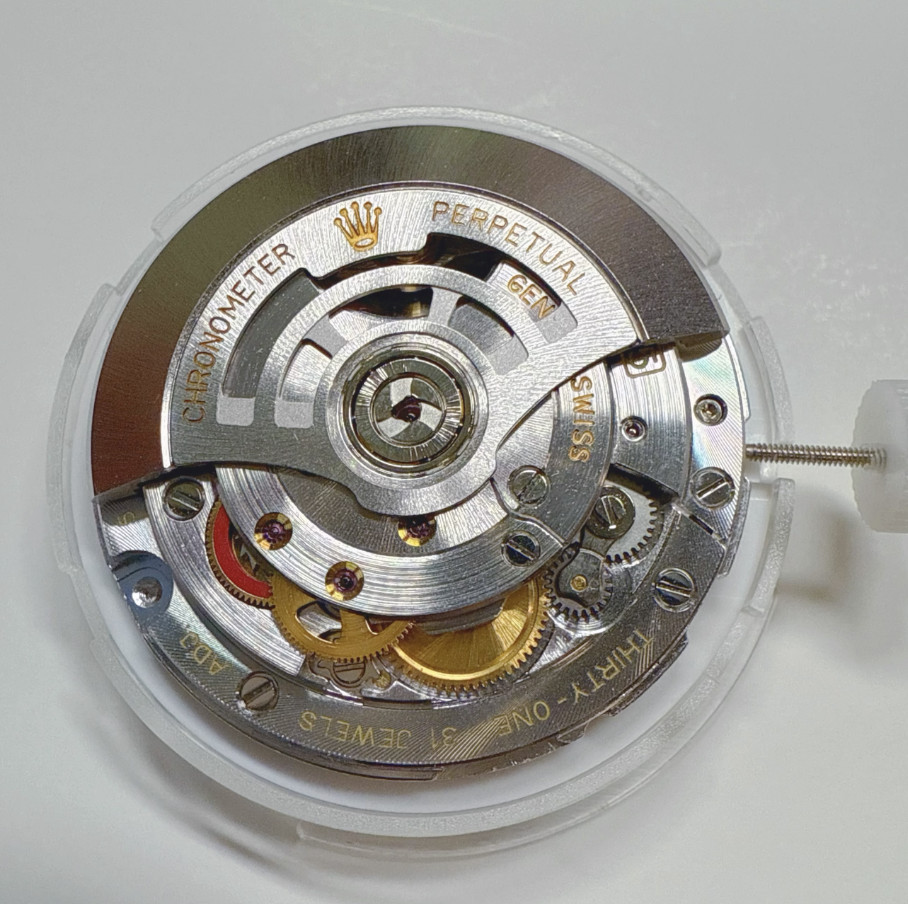 FOR 3235 Movement with Blue Oil Wire Narrow Calendar Edition FOR 3235 Movement with Blue Oil Wire Narrow Calendar Edition