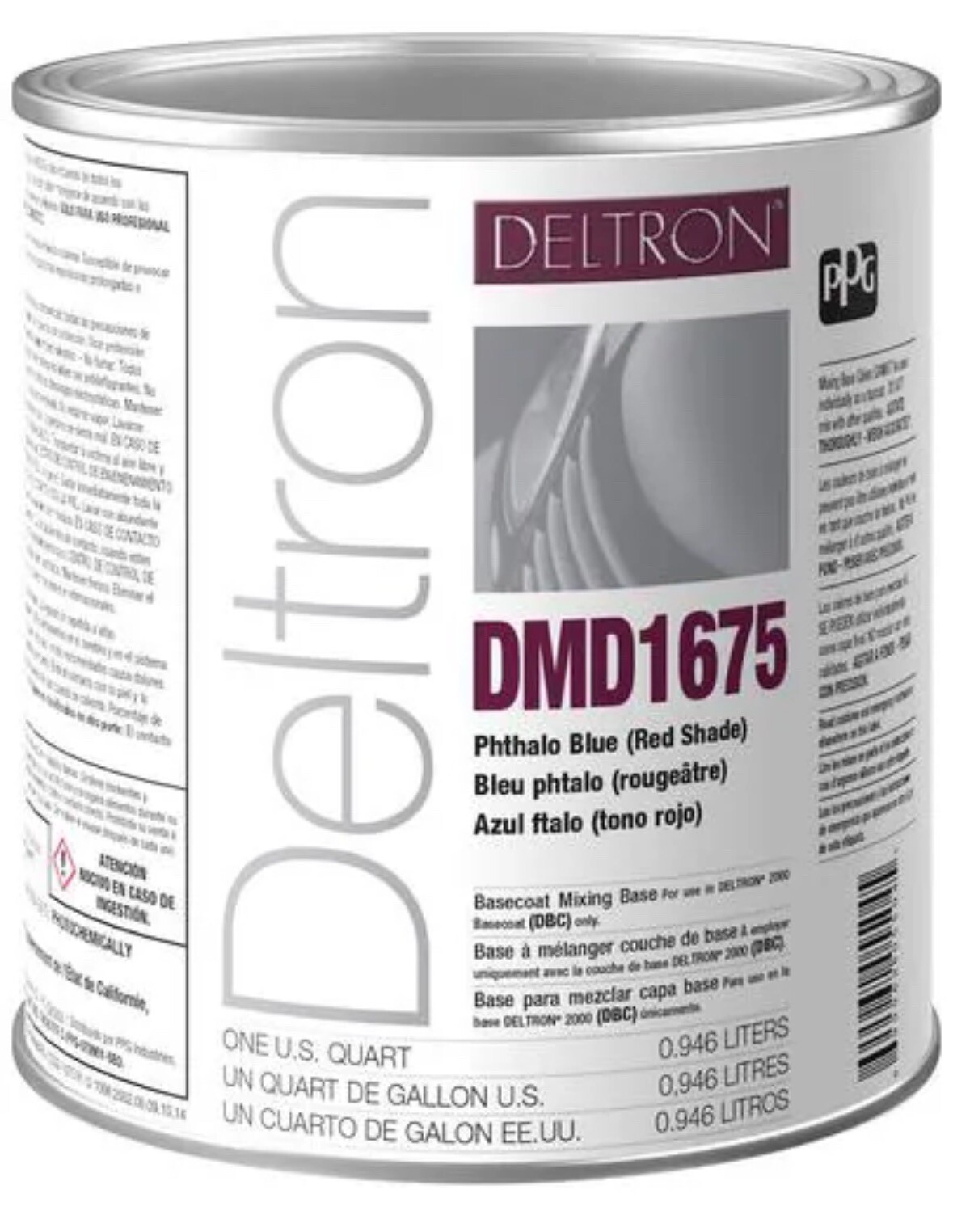 DMD1675 PPG Phthalo Blue (Red Shade) 1 Quart DMD1675 PPG Phthalo Blue (Red Shade) 1 Quart
